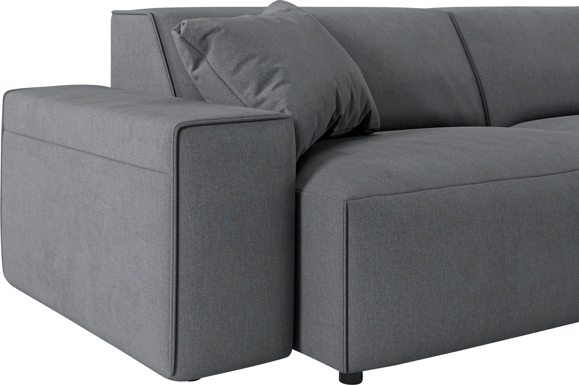 andas Ecksofa »Glimminge auch in Breitcord, Feincord, Bouclé + Easy care-Bezug«, L-Form, Breite 294, Zierkissen