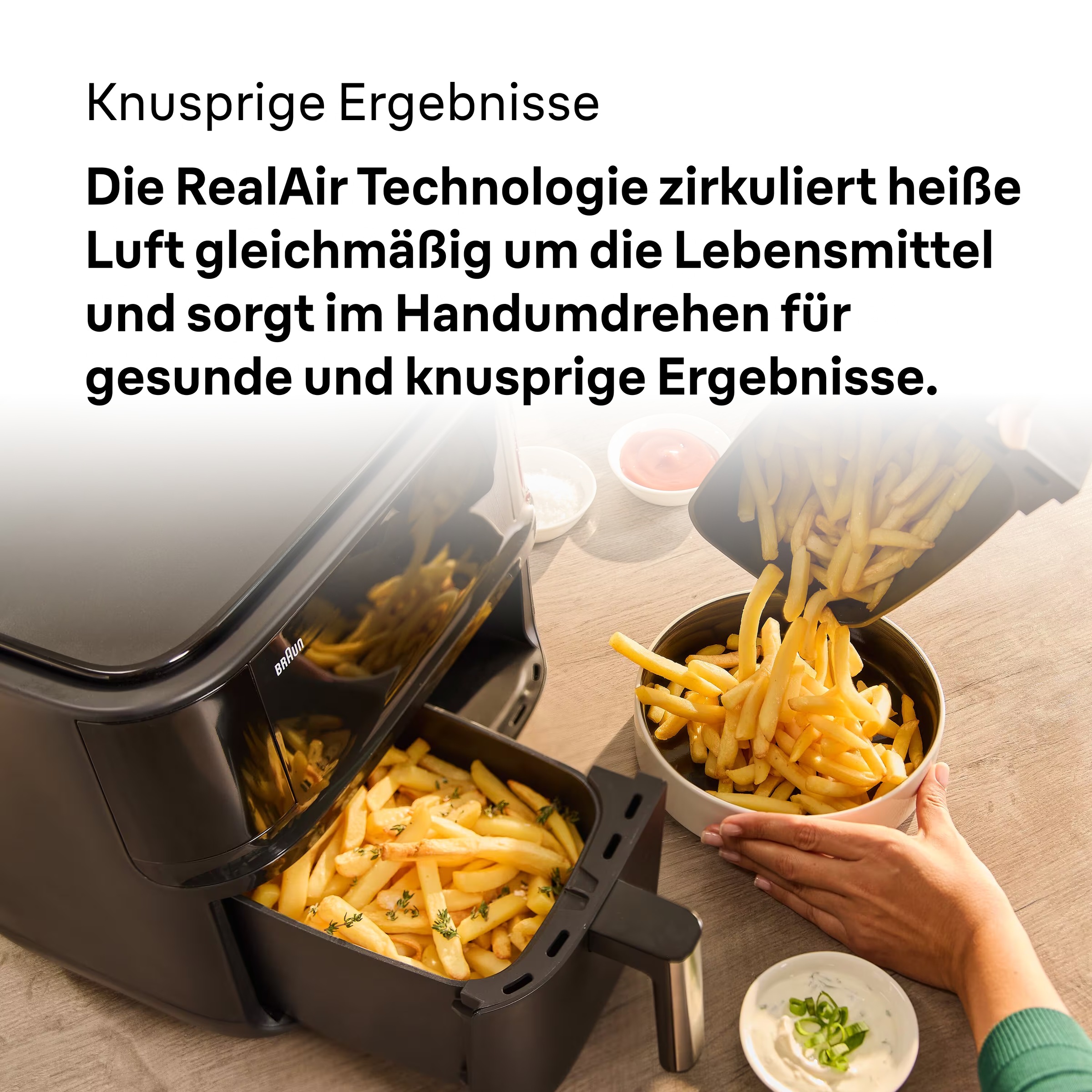 Braun Heißluftfritteuse »TwinCook TD 3030I BK«, 2850 W