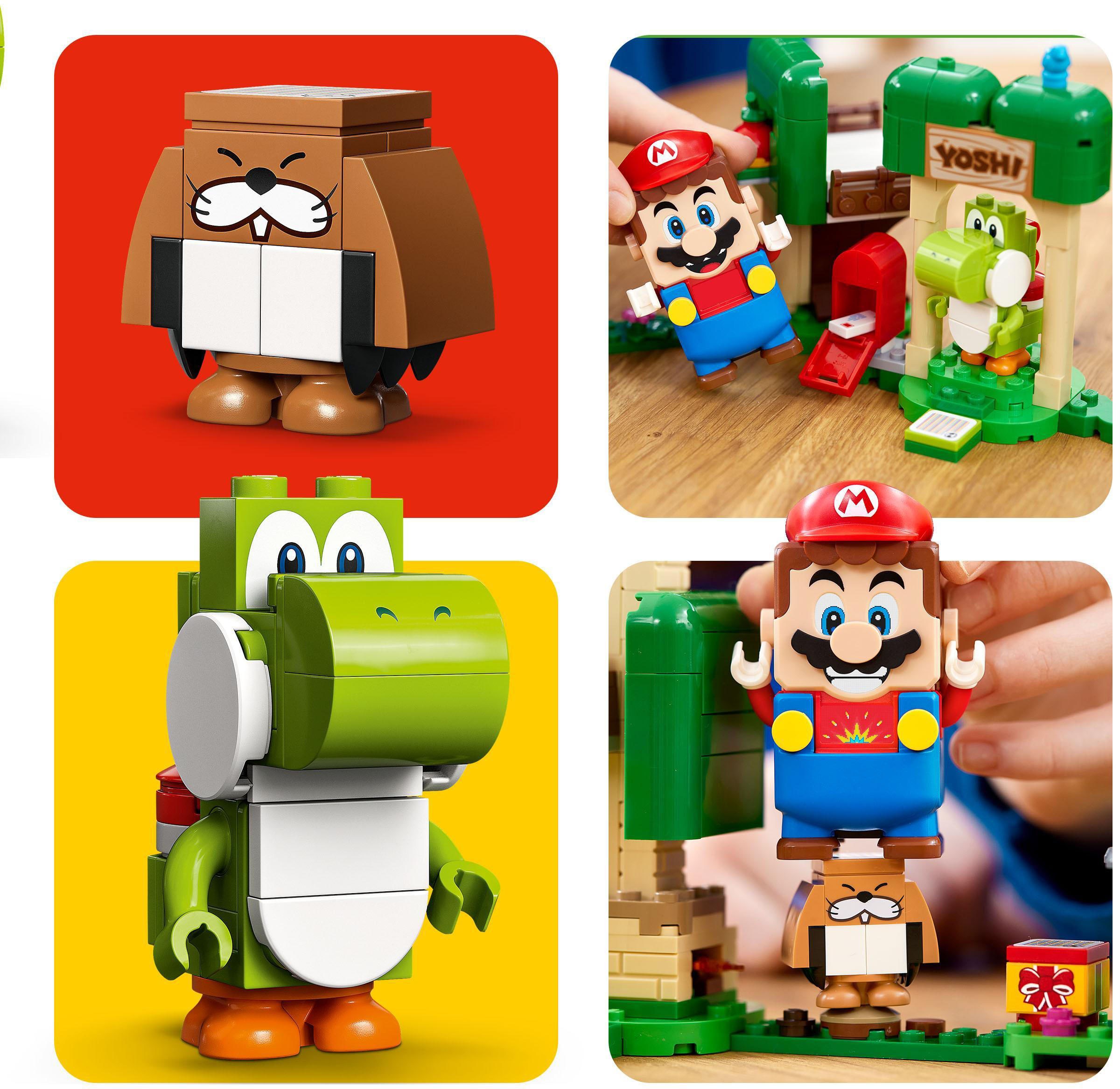 LEGO® Konstruktionsspielsteine »Yoshis Geschenkhaus – Erweiterungsset (71406), LEGO® Super Mario«, (246 St.), Made in Europe