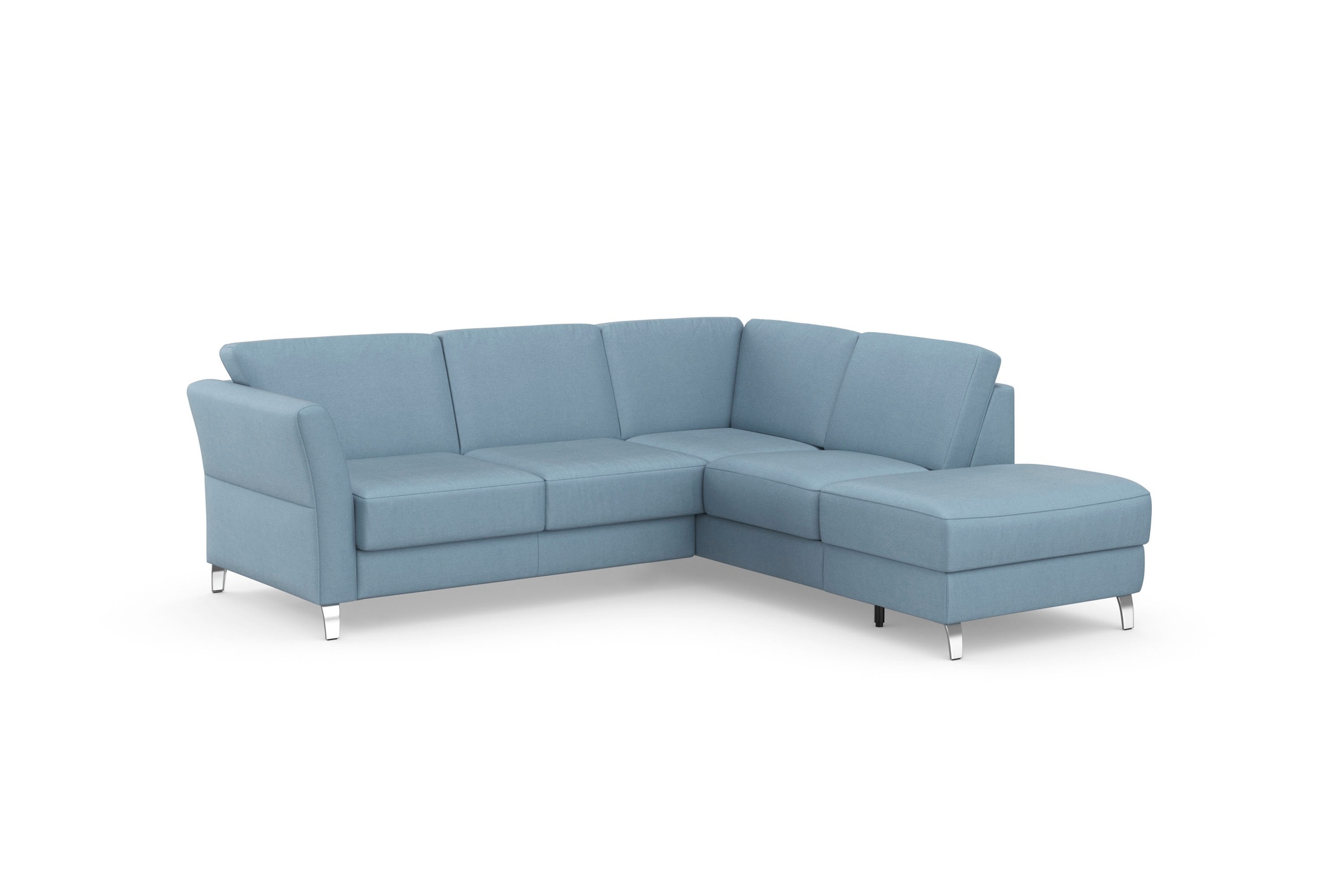 sit&more Ecksofa »Visby L-Form«, Wahlweise mit Bettfunktion und Stauraum, f günstig online kaufen