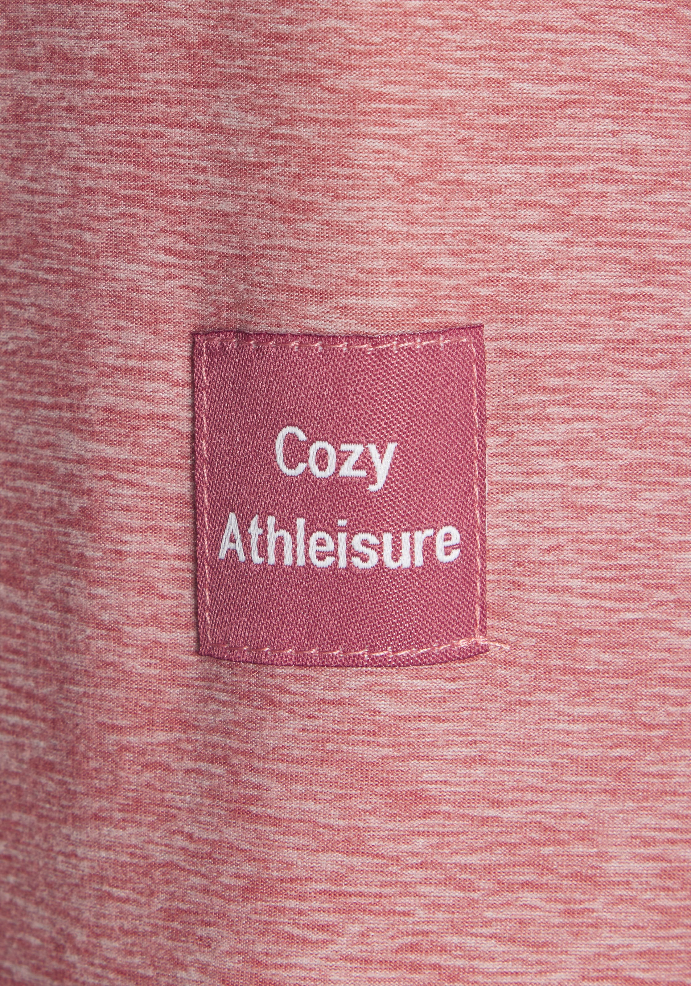 Vivance active Funktions-Kapuzensweatjacke mit Teilungsnähten und geteilte Kängurutasche