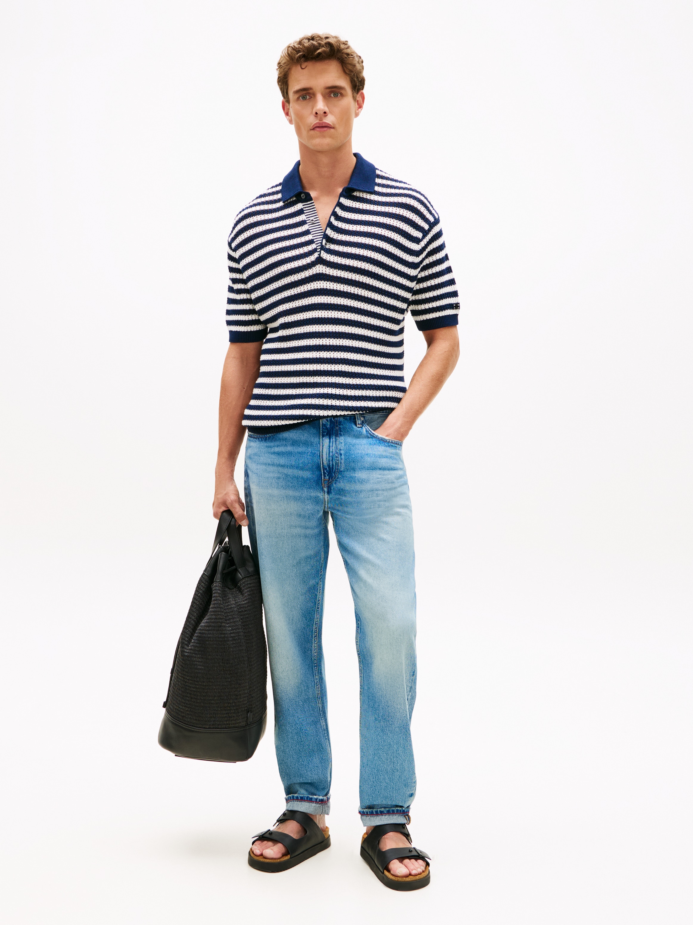 Tommy Hilfiger 5-Pocket-Jeans »REGULAR TAPERED HARLEM« Straight Fit Jeans