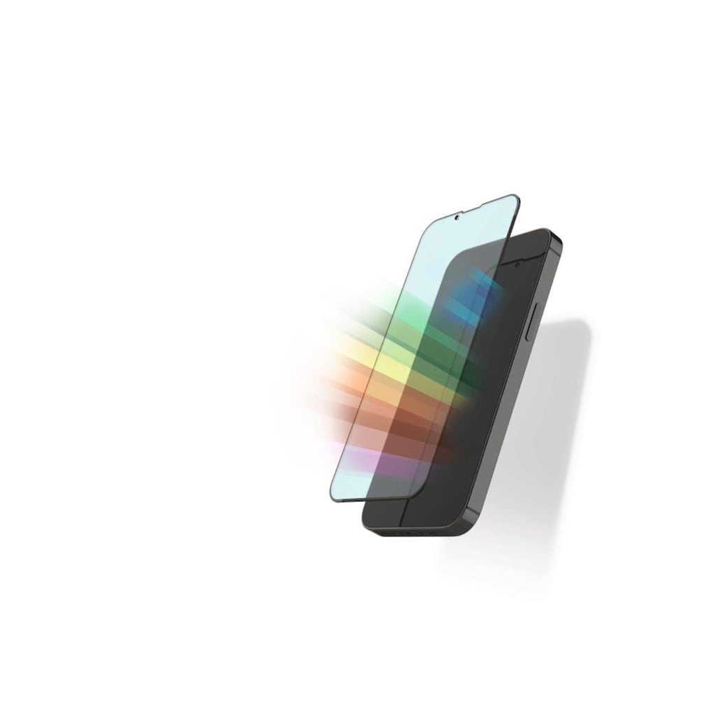 Hama Displayschutzglas »Displayschutzglas für das iPhone 13/13Pro, mit Blaufilter«, antibakteriell