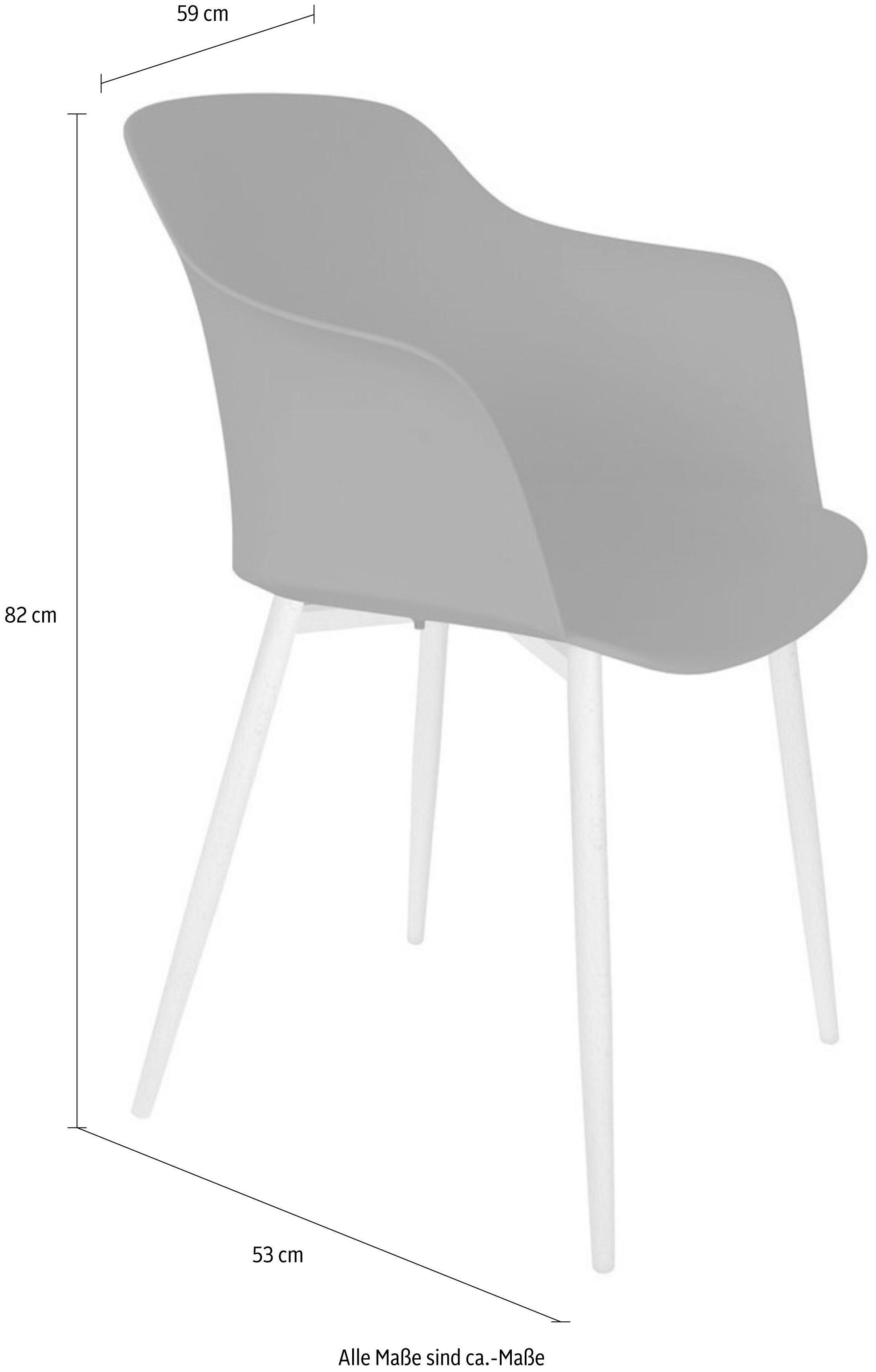 Kayoom Stuhl »Chester 110 4er-Set, schlichte Form, für jeden Wohnraum geeignet«, (Set), 4 St., pflegeleicht, bequem, einfach abwischbar, schlichte Form