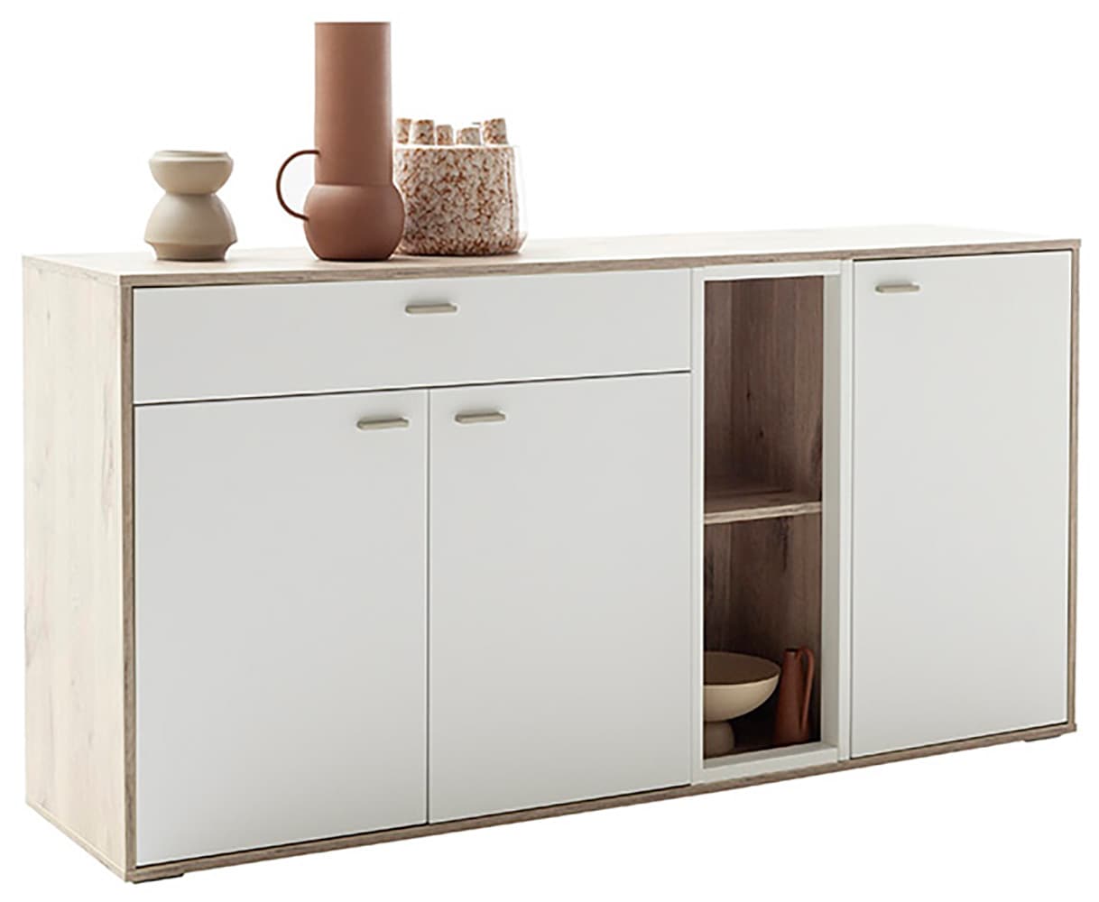 MCA furniture Sideboard »SANTERNO«, mit 3 Türen, 1 Schubkasten, gedämpft, 2 Fächer, Breite 168 cm