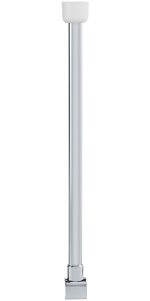 WENKO Duschstangen-Deckenhalter »Modell Era«, Deckenstütze aus Aluminium für Winkelschiene Era, 57 cm