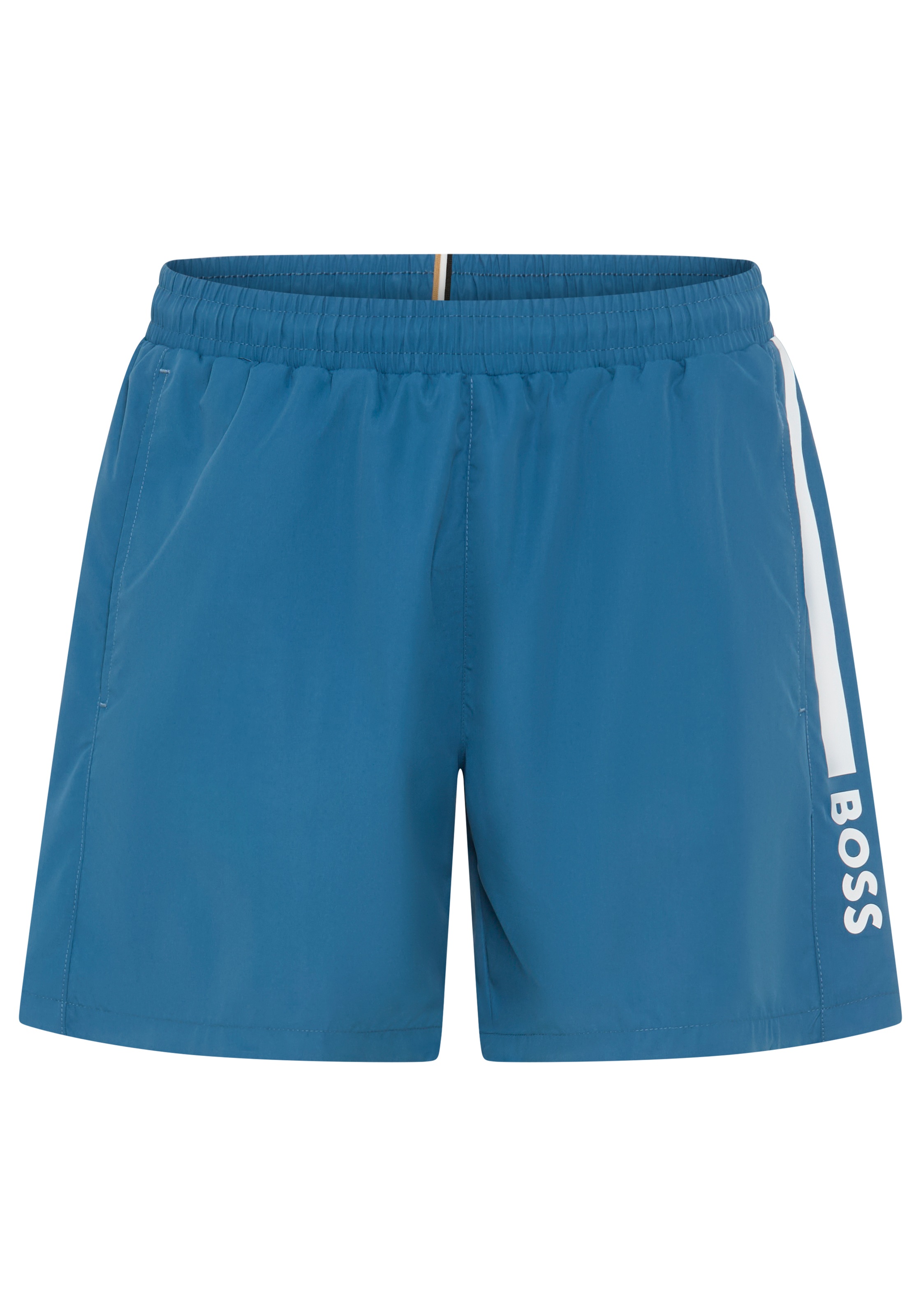 BOSS Badeshorts »Dolphin« mit seitlichem Kontraststreifen mittelblau M - N-Gr N-Gr M Badeshorts von BOSS Black Menswear