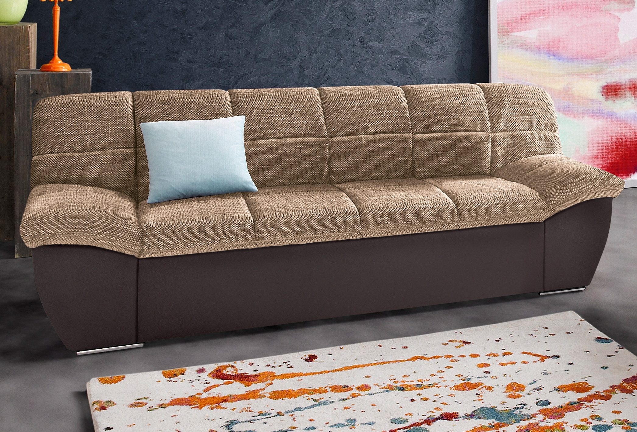 DOMO collection 2-Sitzer "Splash, aktuelle Sitz- und Rückensteppung, komfor günstig online kaufen