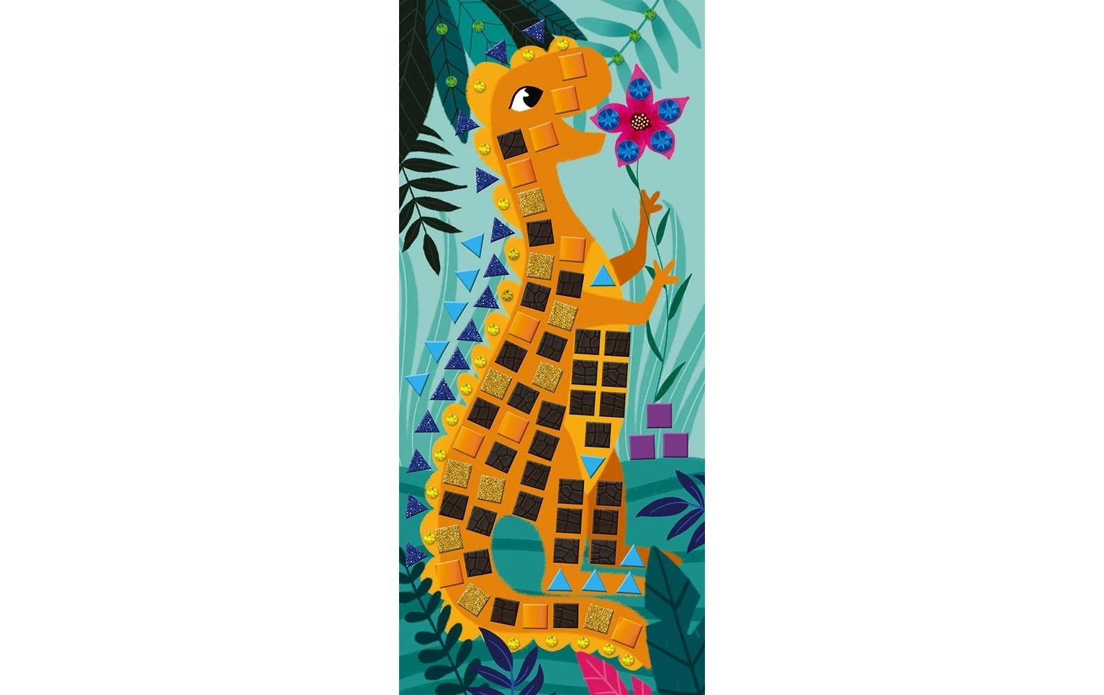 Janod Kreativset »Bastelset Dinosaurier Mosaik«