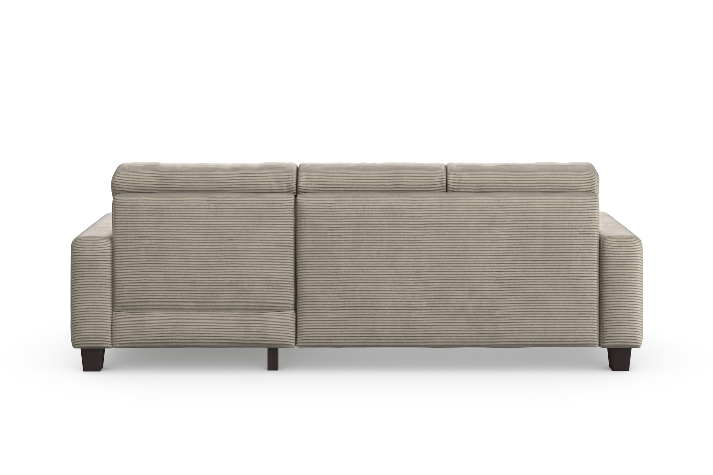 Home affaire Ecksofa »Summer L-Form«, mit Recamiere, mit oder ohne Bettfunktion und Bettkasten, Cord-Bezug