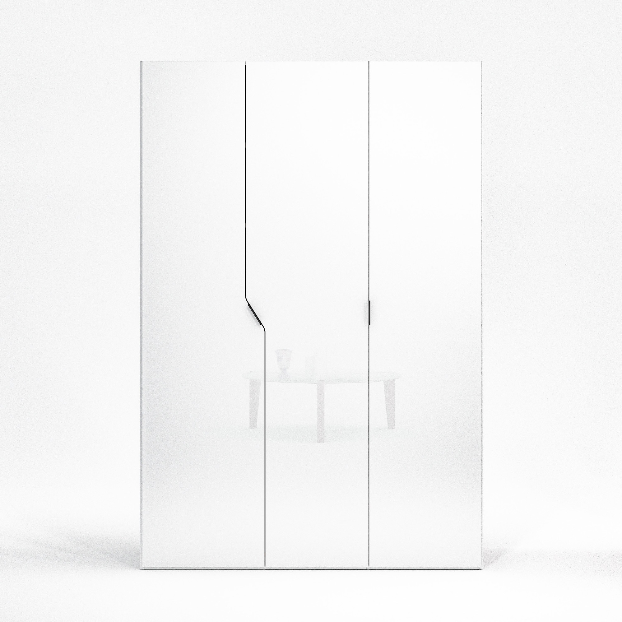 INOSIGN Kleiderschrank »AMETISTA, Drehtürenschrank, designgeformten Fronten« Made in Italy, hochglanz lackiert, Basisausführung, Zubehör extra