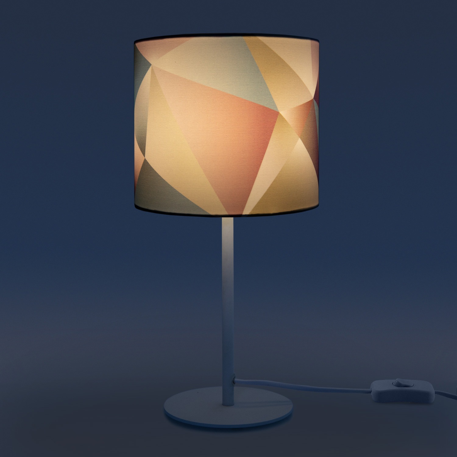 Paco Home Tischleuchte »Kosy 309«, 1 flammig, Leuchtmittel E14 | ohne Leuchtmittel, LED E14 Lampe, Für Wohnzimmer Und Schlafzimmer, Pastellfarben, Deko