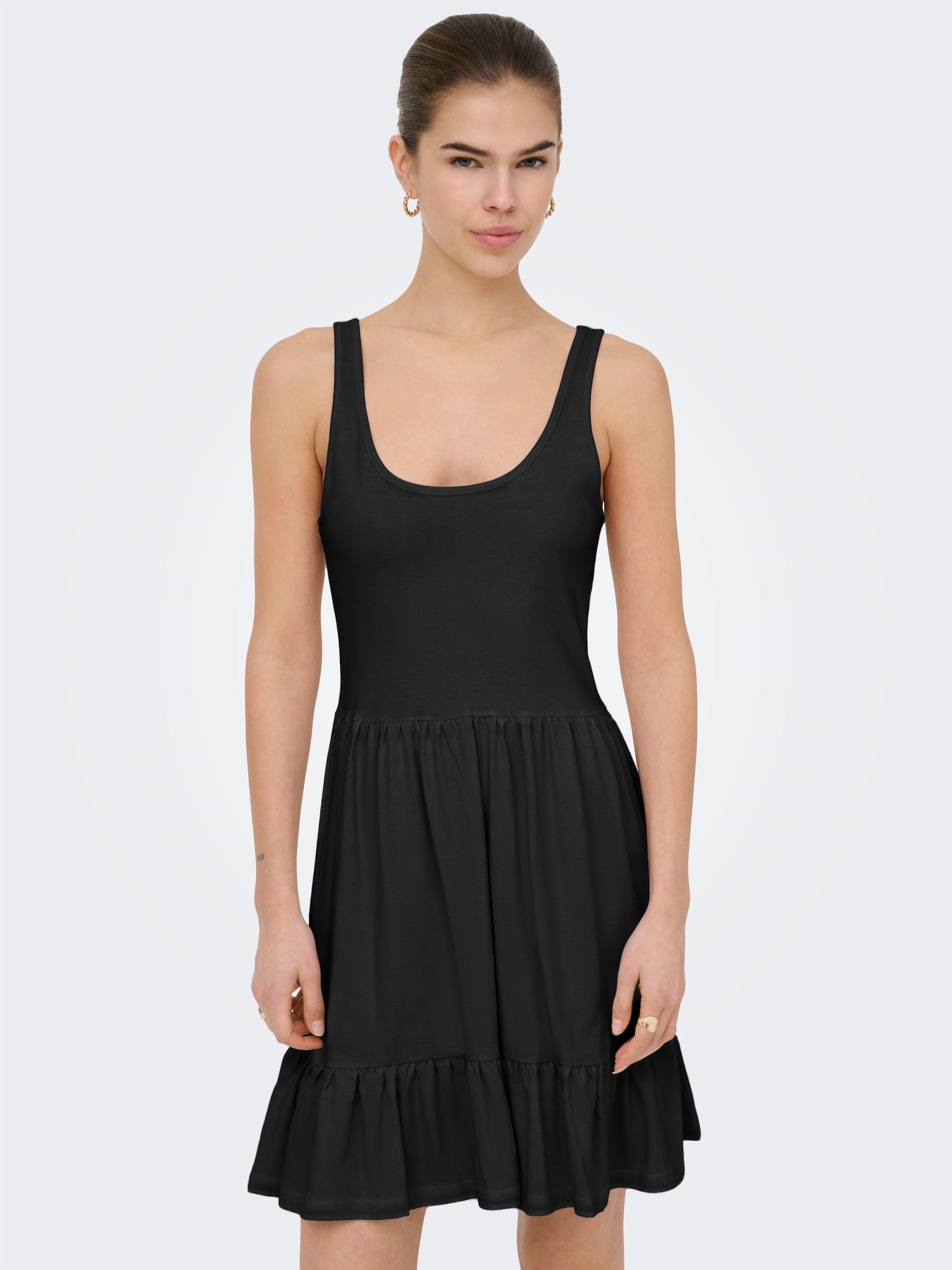 ONLY Minikleid »ONLBLOOM S/L SHORT DRESS JRS« Baumwolle, regular fit
