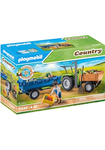 Konstruktions-Spielset »Traktor mit Hänger (71249), Country«, teilweise aus recyceltem...