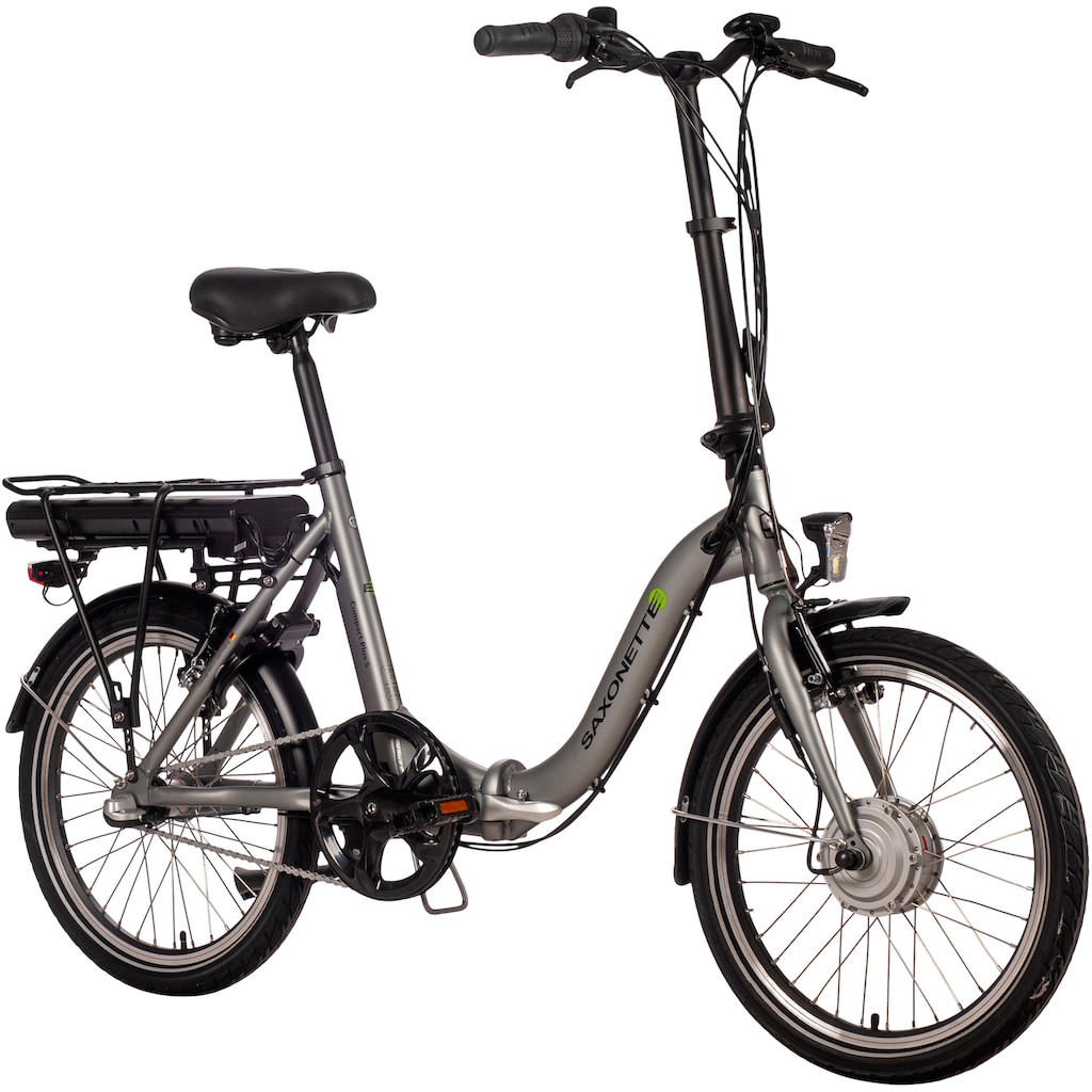 SAXONETTE E-Bike »Compact Plus S«, 3 Gang, Frontmotor 250 W, (mit Akku-Ladegerät)