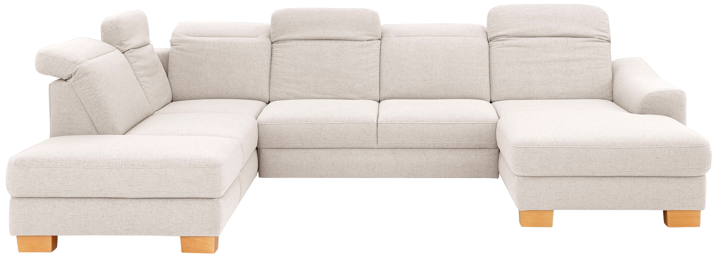 Home affaire Wohnlandschaft »Dundee U-Form« wahlweise mit Kopfteilverstellu günstig online kaufen