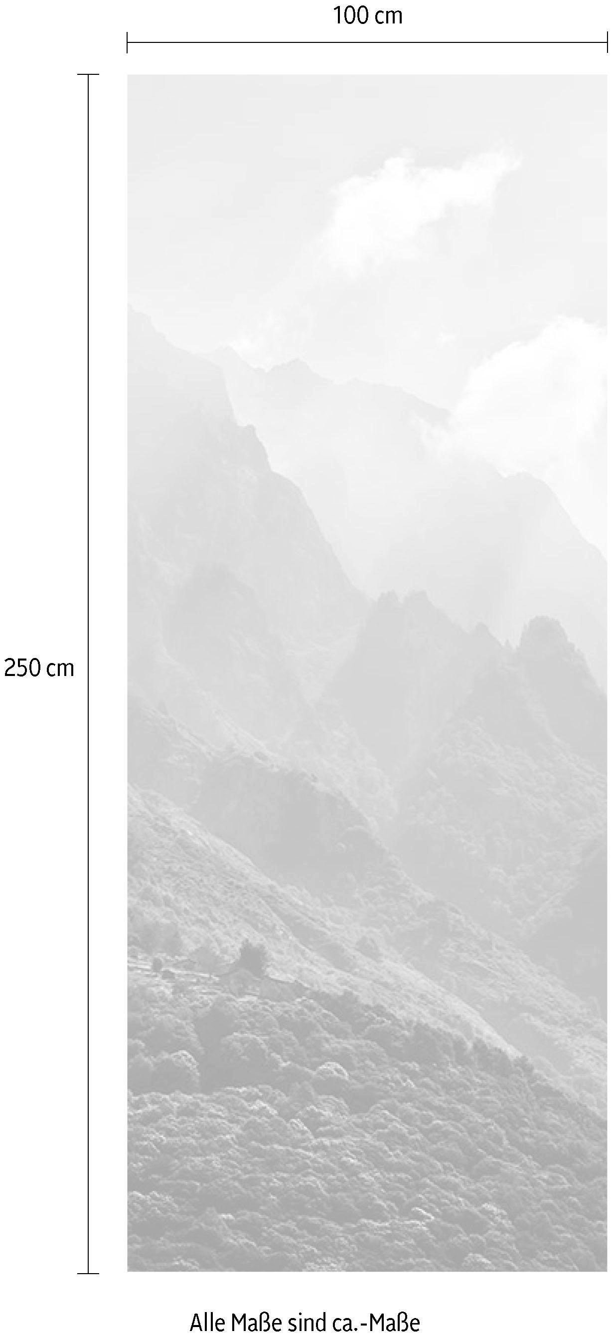 Komar Vliestapete »Digitaldruck Vlies -  The Summit Panel - Größe 100 x 250 cm« bedruckt glatt Wohnzimmer, Schlafzimmer