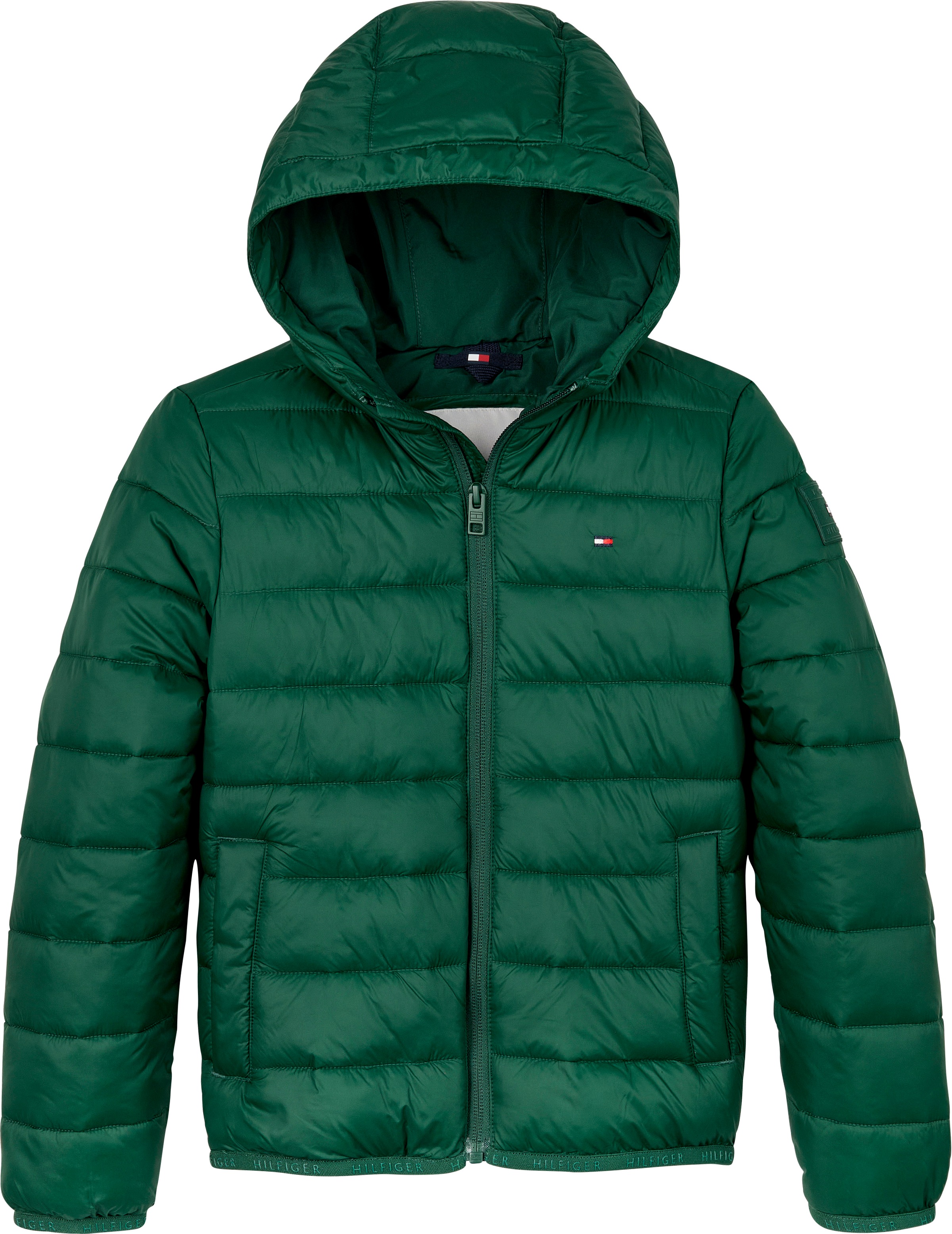 Tommy Hilfiger Steppjacke »U LIGHT DOWN HOODED JACKET«, mit Kapuze, Kinder bis 16 Jahre