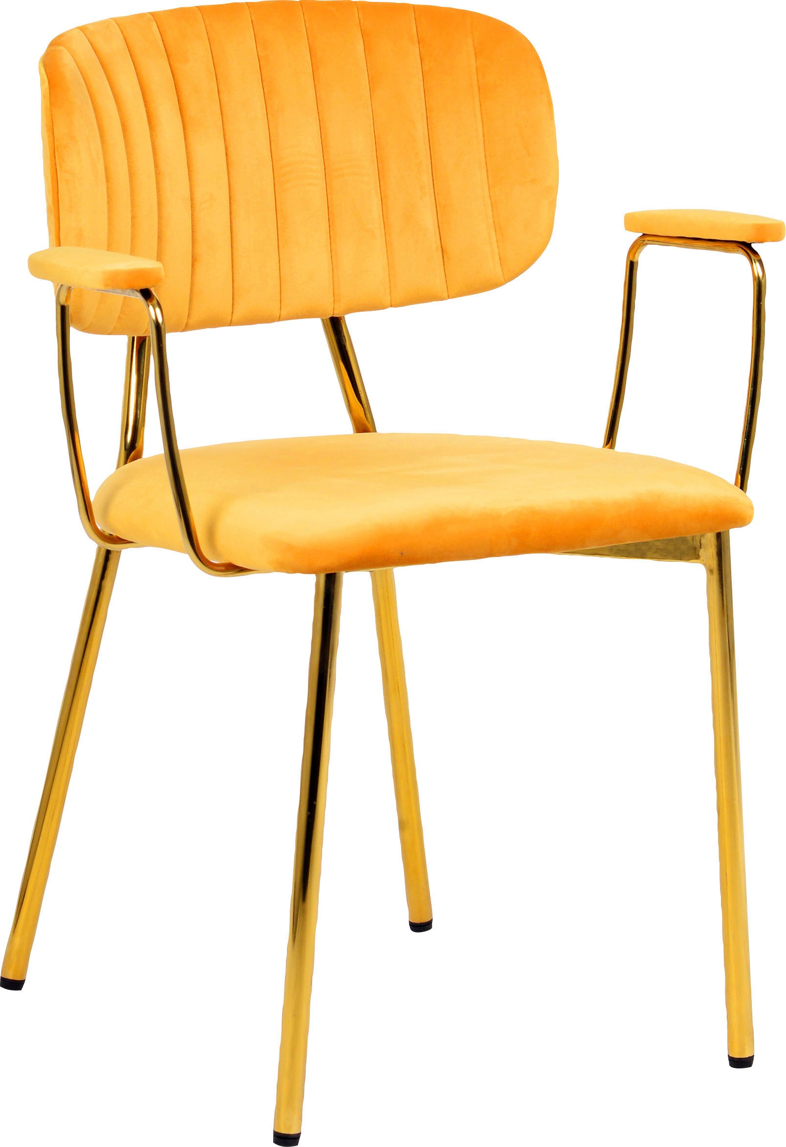 Kayoom 4-Fußstuhl »Stuhl Kian 225 2er-Set, Gestell aus Edelstahl, Rückenpol günstig online kaufen