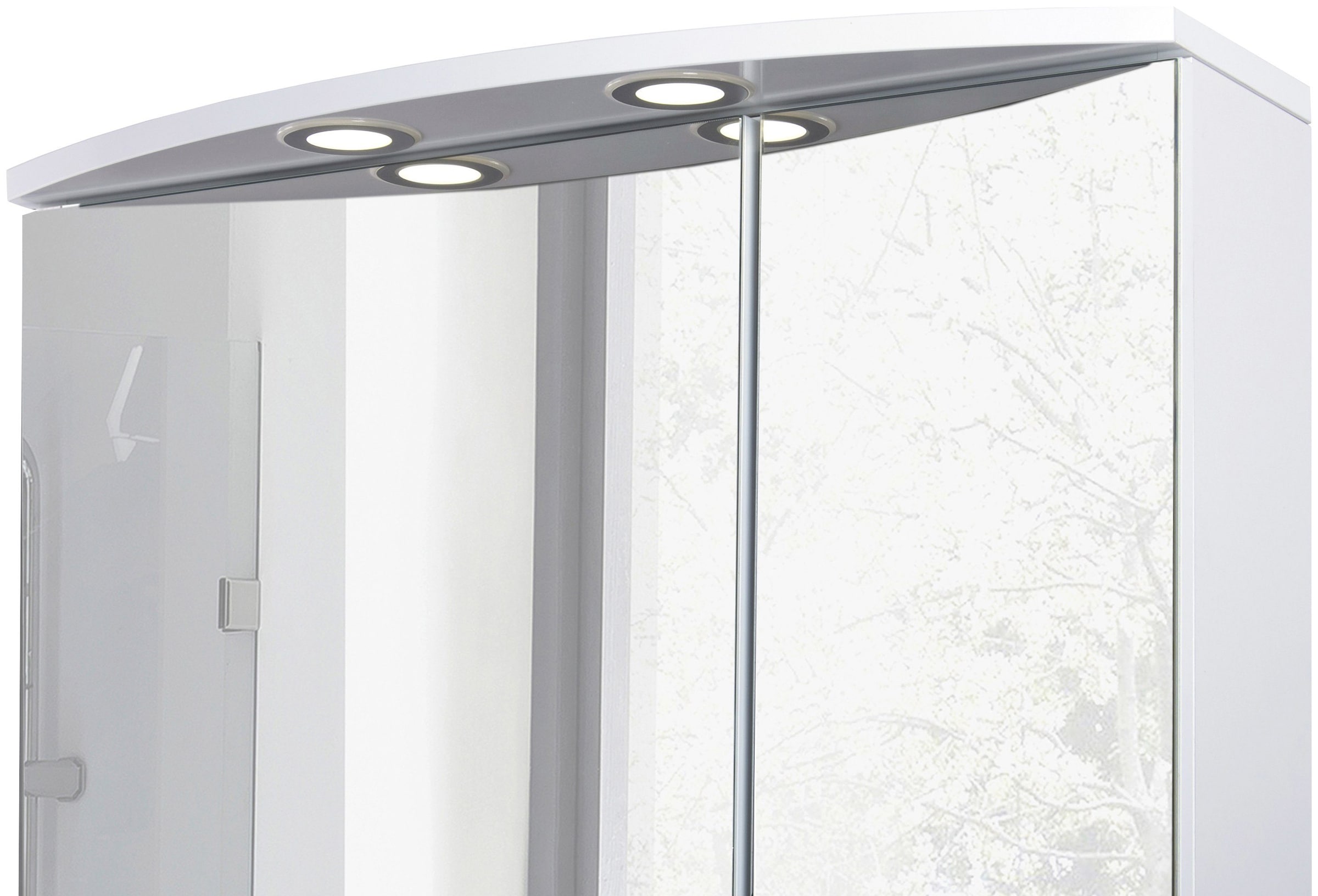 Schildmeyer Spiegelschrank »Verona«, Breite 60 cm, 2-türig, 2 LED- Einbaustrahler, Schalter-/Steckdosenbox jetzt im %Sale