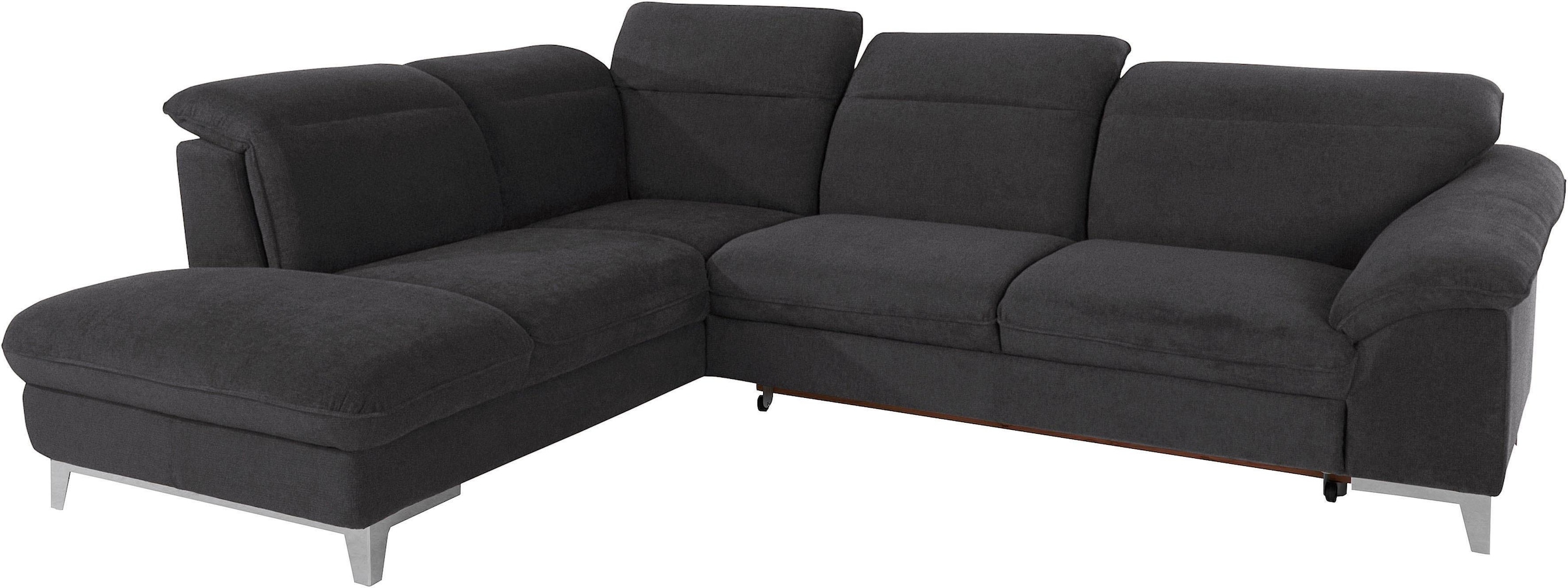 COTTA Ecksofa »Teresa L-Form« mit Kopfteilverstellung, wahlweise mit Bettfunktion