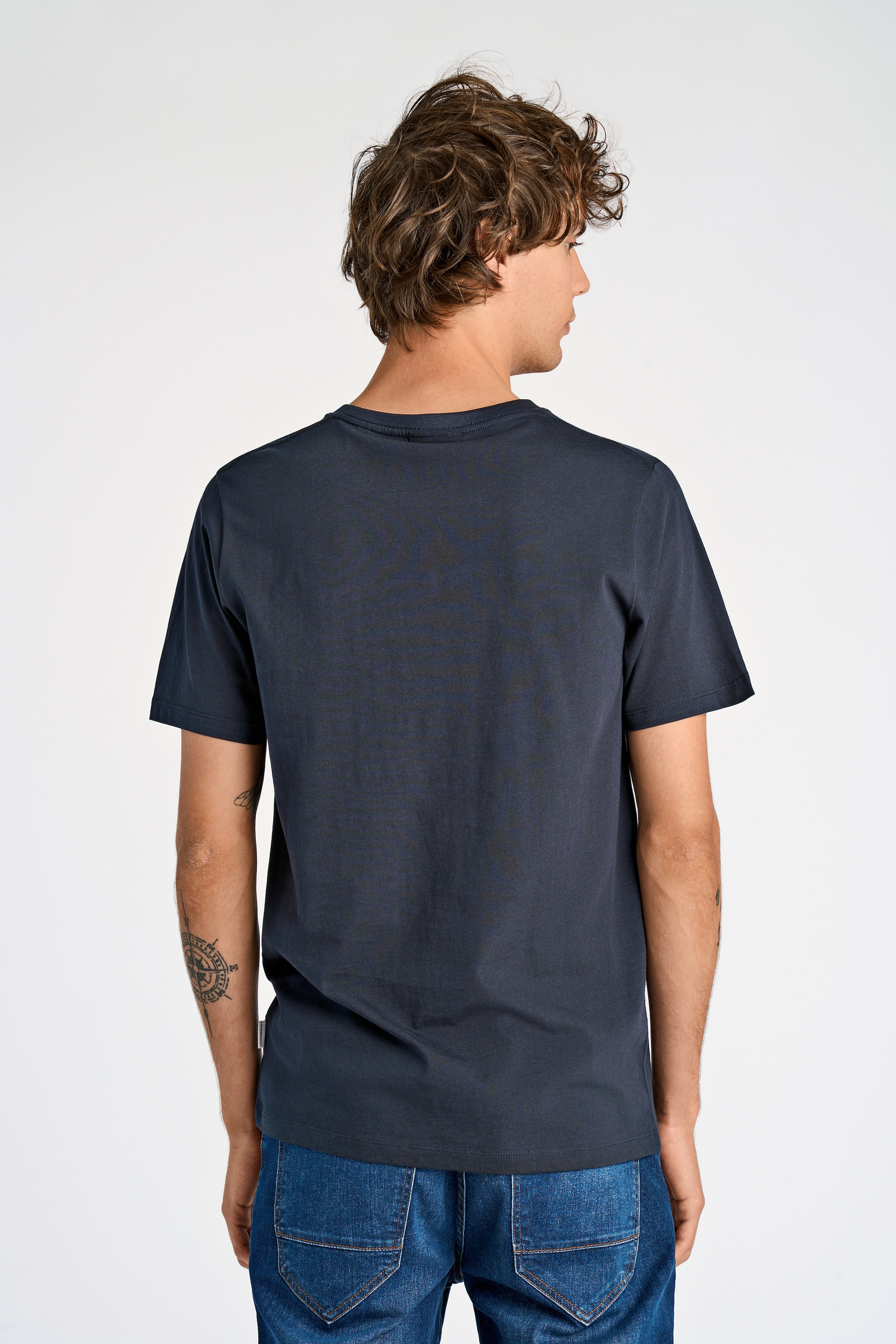 LINDBERGH Kurzarmshirt 7er-Pack Sommershirts / unifarben / Rundhals