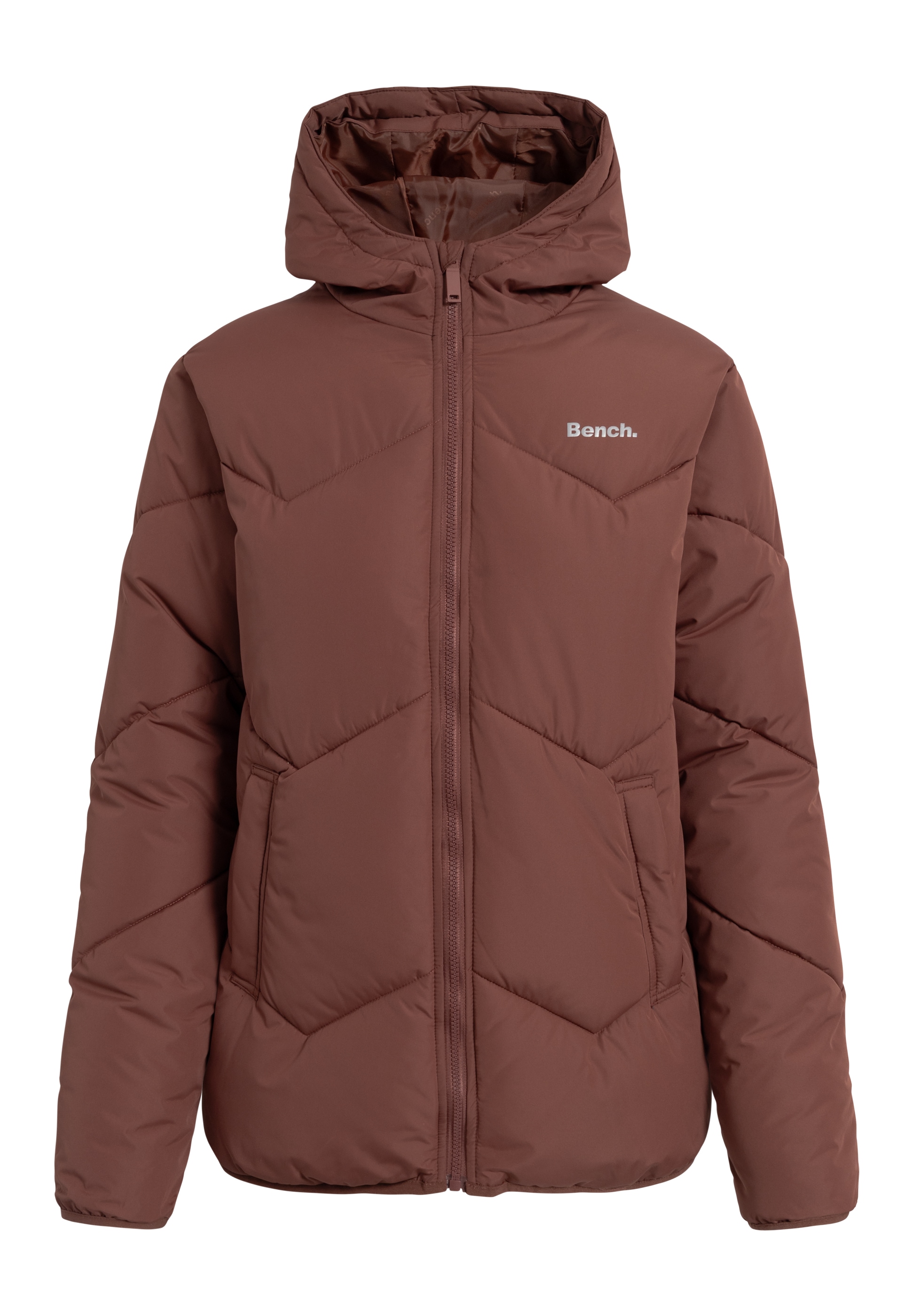 Bench. Steppjacke »KRIYA« mit Kapuze leichte Winterjacke mit hoher Wärmeleistung und Zick Zack Steppung