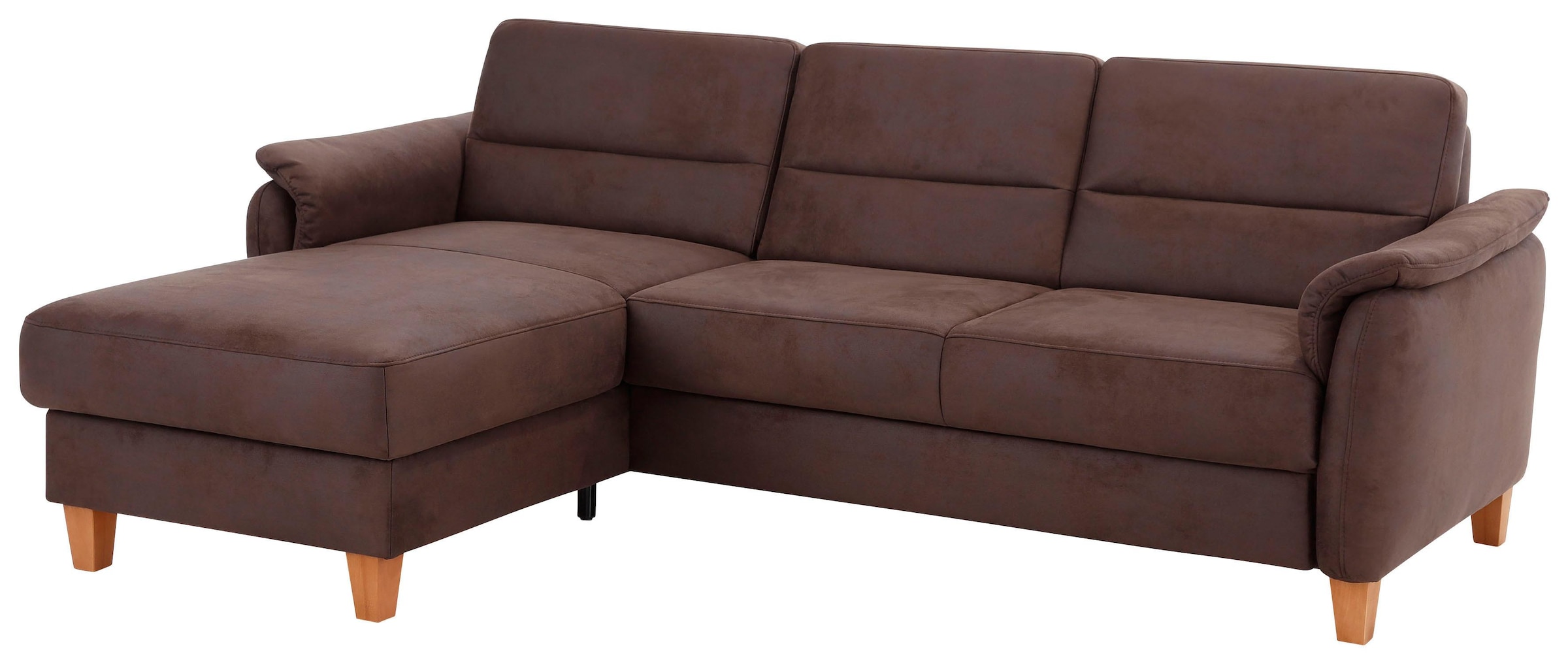 Home affaire Ecksofa »Palmera L-Form, B: 244 cm« optional Bettfunktion & Be günstig online kaufen