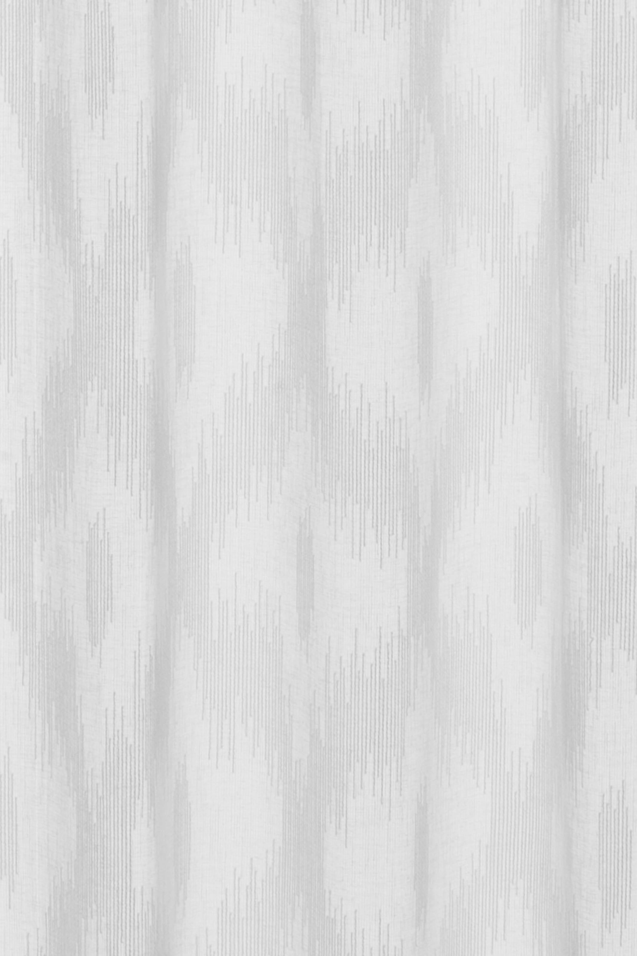 BARBARA Home Collection Gardine Flur, Wohnzimmer, verdeckten St.), halbtransparent Schlafzimmer, »Rhombus bestellen 00 Schlaufen für weiß«, Gardine online 255x140cm mir (1 Küche