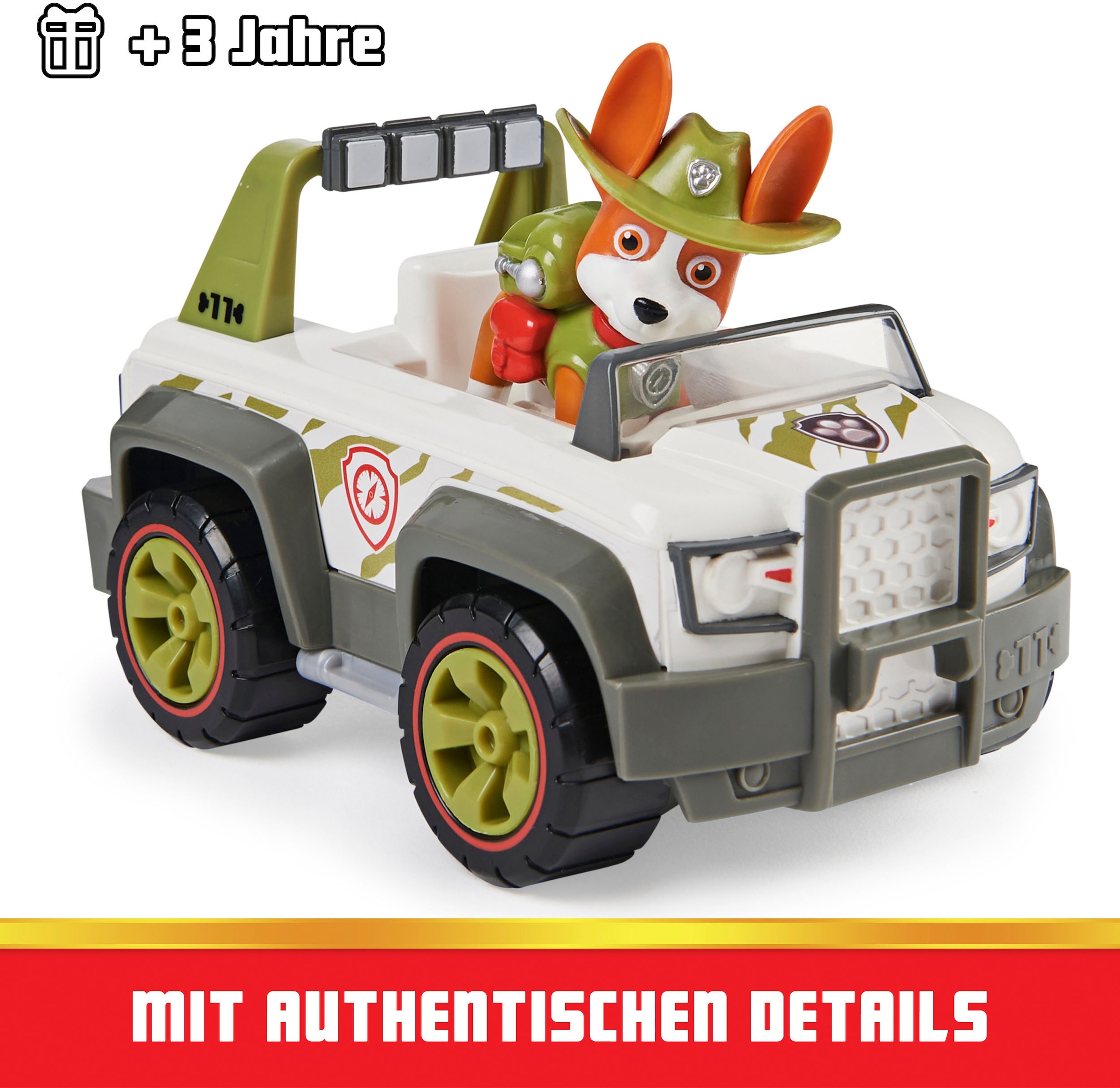 Spin Master Spielzeug-Auto »PAW Patrol, Dschungel-Fahrzeug mit Tracker-Figur«