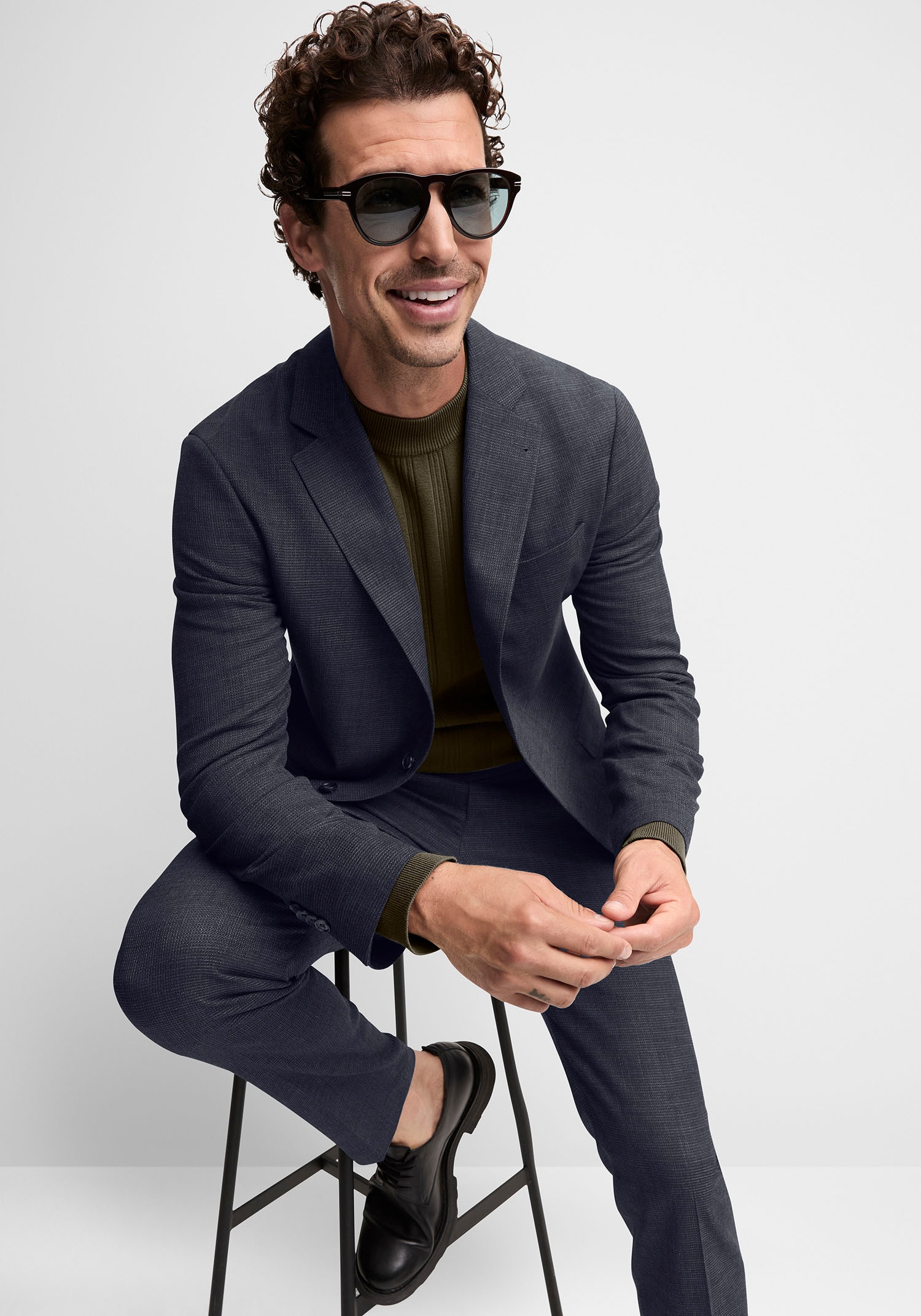 Cinque Anzughose »CIBRAVO«  in dezentem Muster, Slim Fit