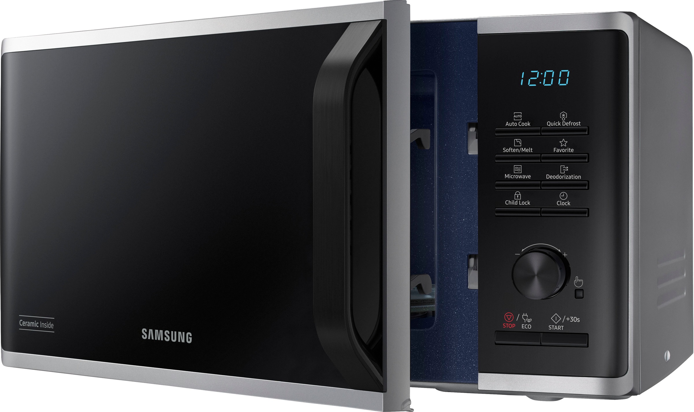Samsung Mikrowelle »MS2AK3515AS/EG, 23 ℓ« Mikrowelle 1150 W günstig online kaufen