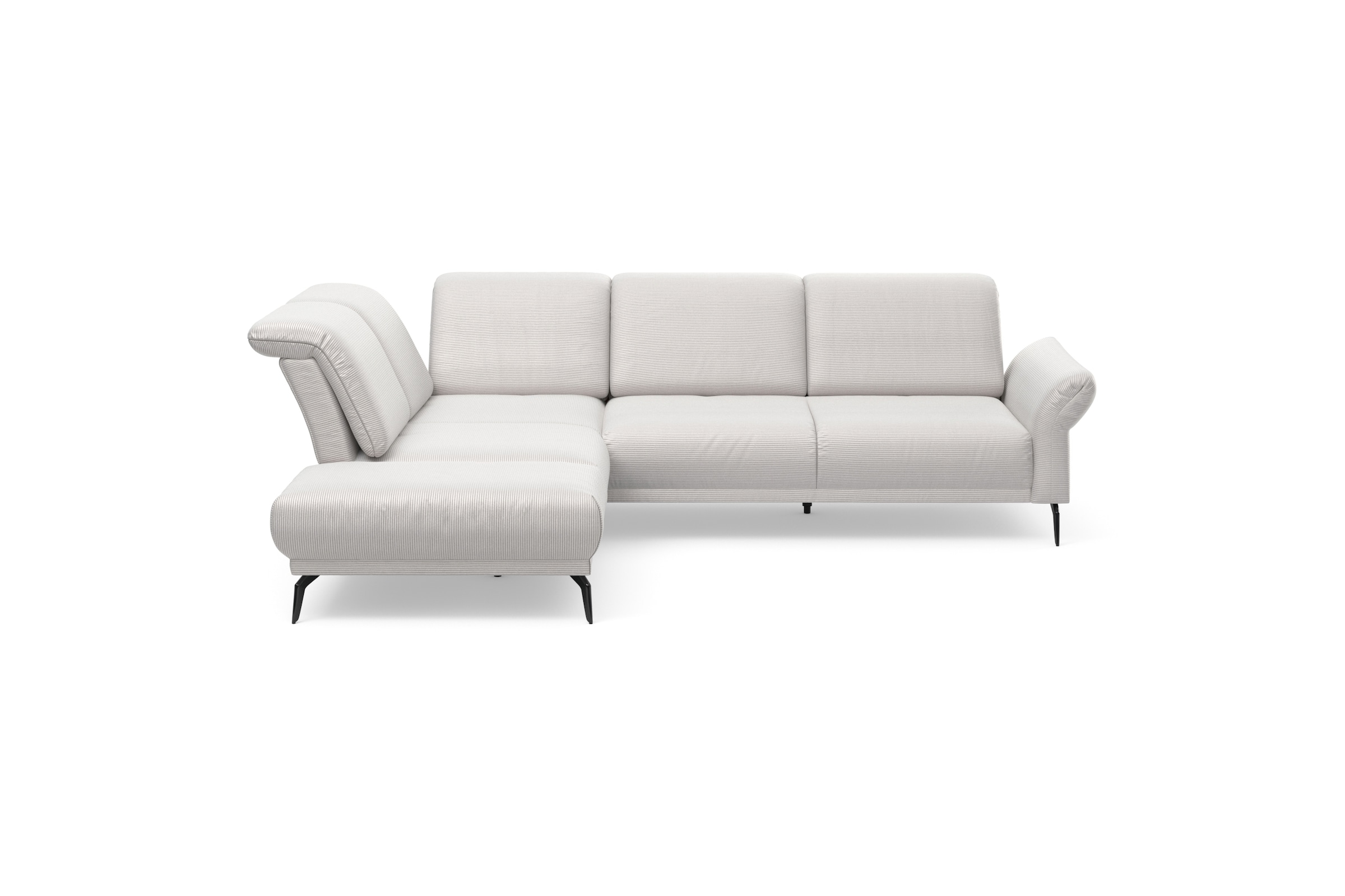 Home affaire Ecksofa »Coco L-Form« Sitztiefen-, Arm- und Kopfteilverstellun günstig online kaufen