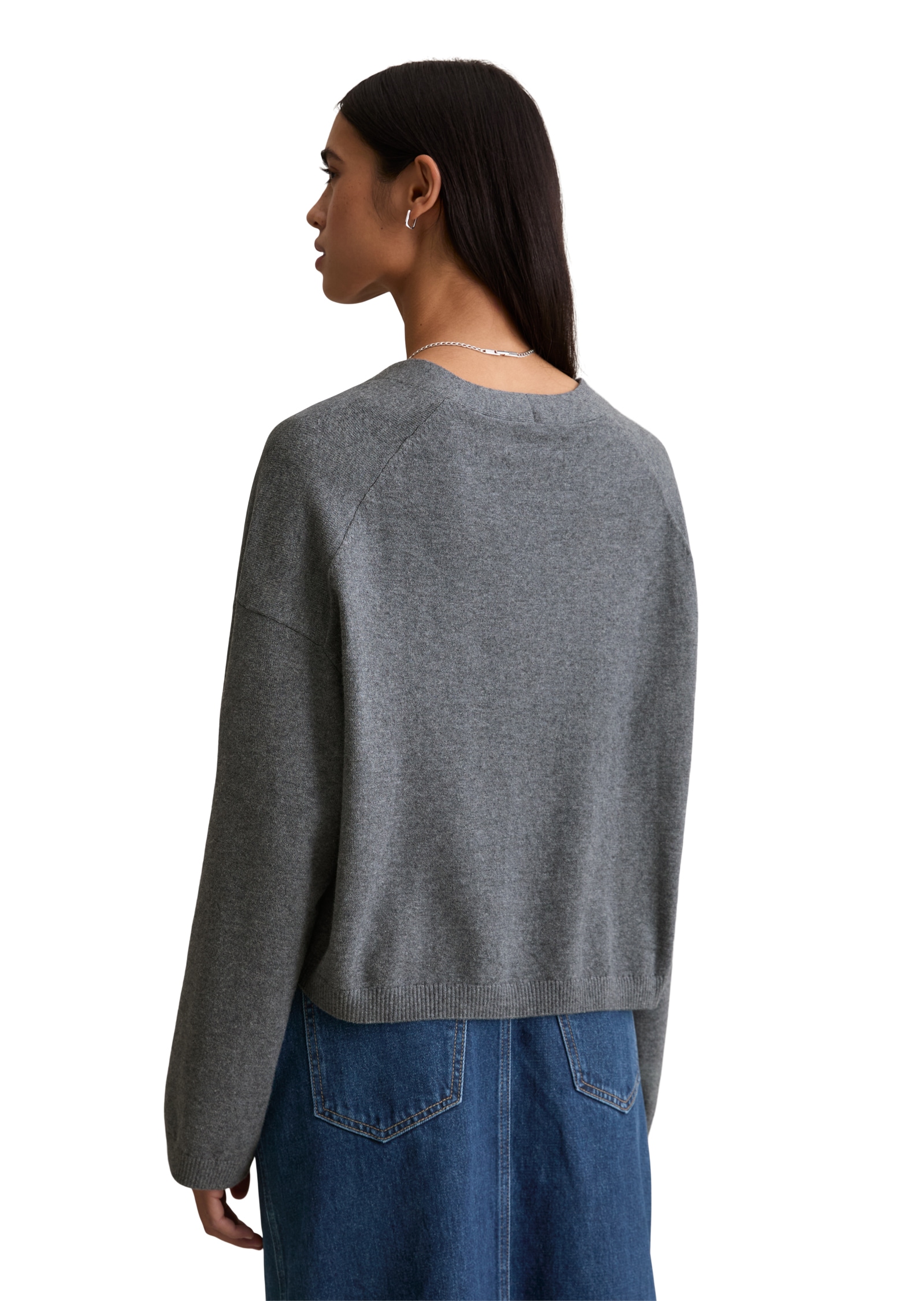 Marc O'Polo DENIM Cardigan »relaxed fit aus Soft Cotton Stretch«