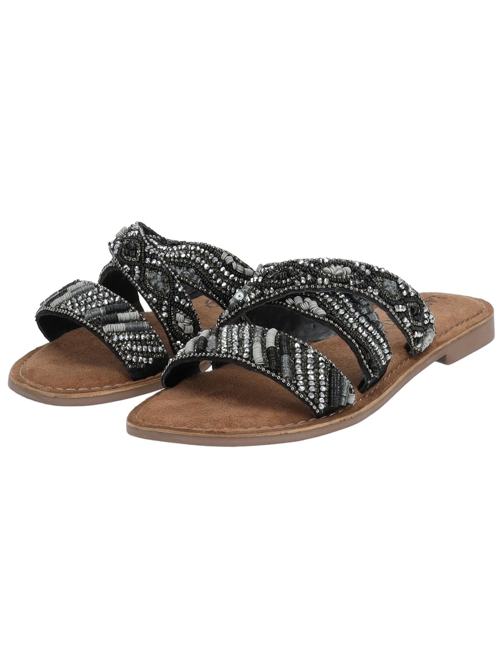 Lazamani Pantolette »Lazamani Pantoletten Leder/Textil«