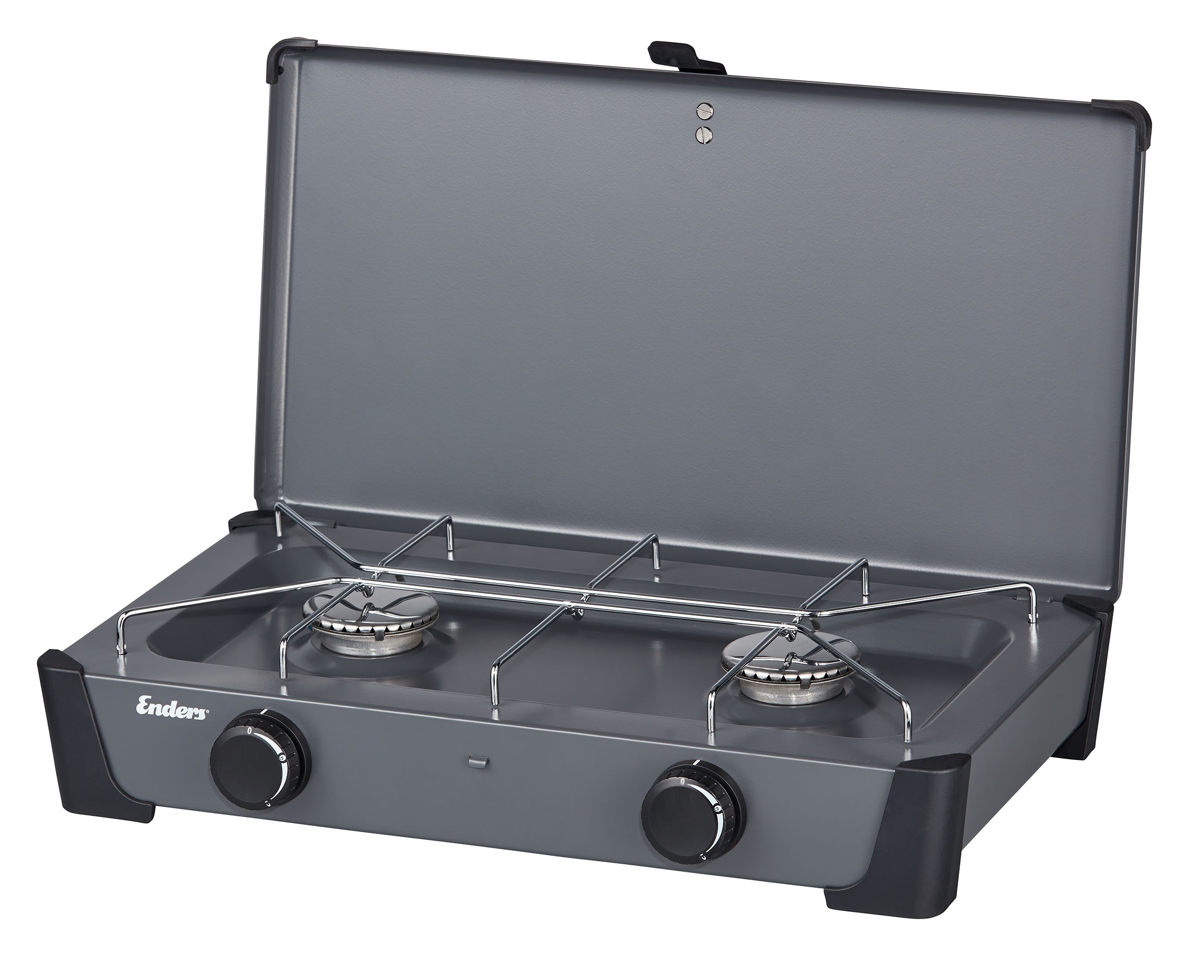 Enders® Gaskocher »Bondy 2 Z«, Edelstahl, 28 cmx49 cm, Campingkocher mit 2 leistungsstarken Brennern