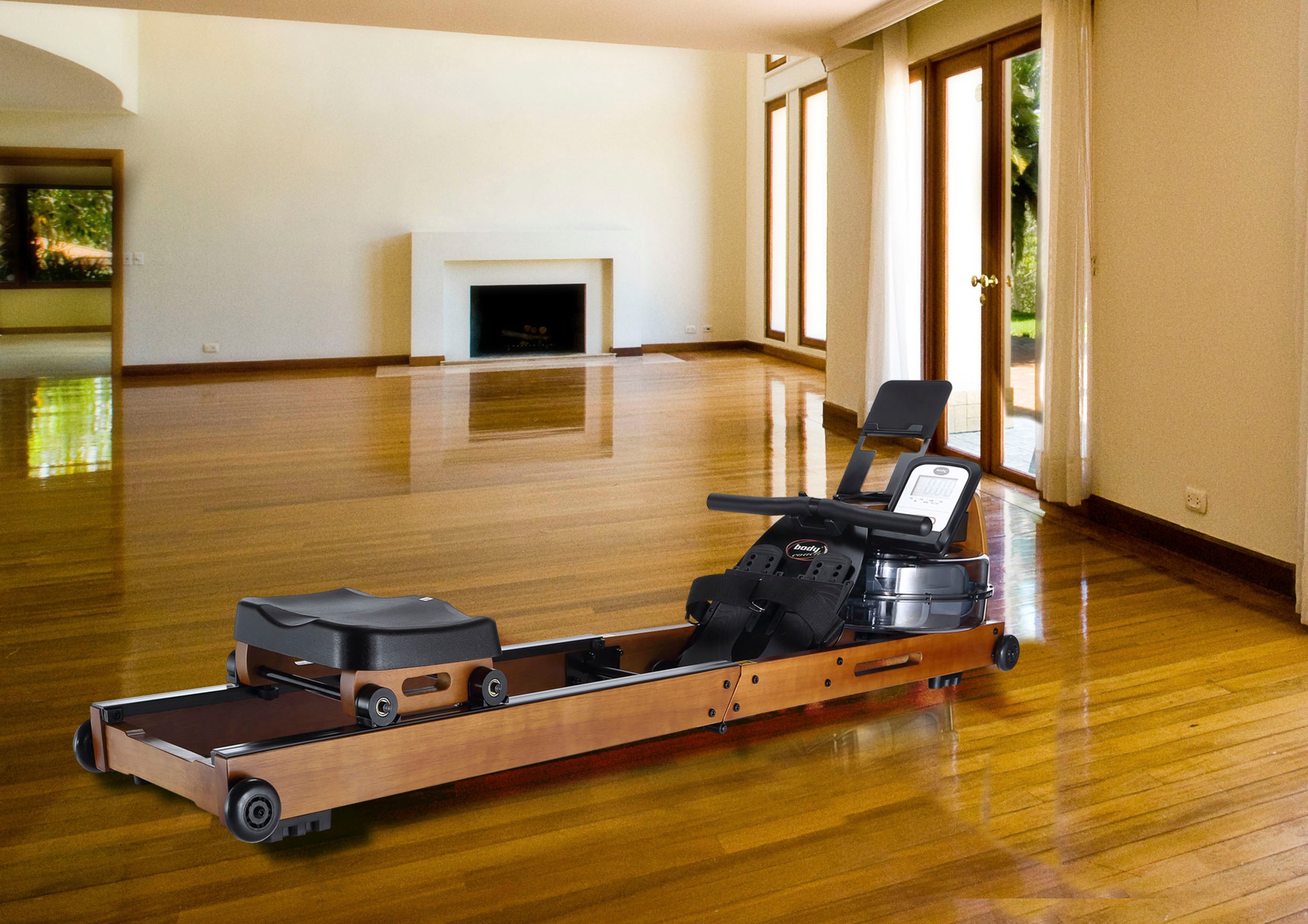 body coach Ruderzugmaschine »Wood Rower Compact«, Rudermaschine