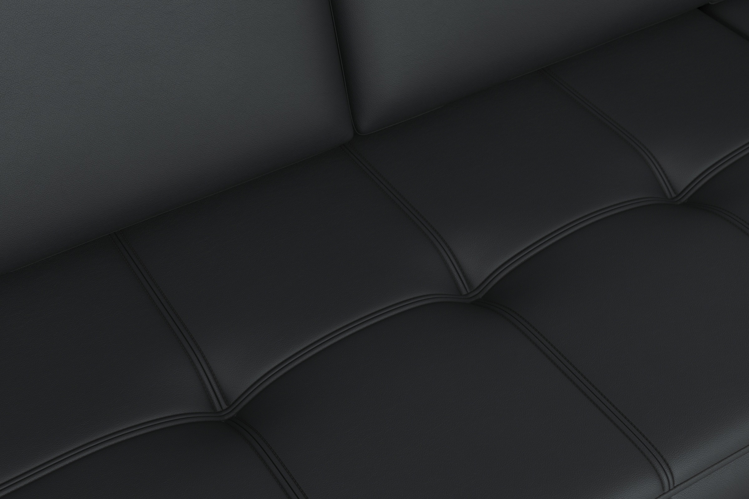 sit&more Wohnlandschaft »Bendigo U-Form«, inklusive Sitztiefenverstellung, Bodenfreiheit 12 cm, in 2 Fußfarben