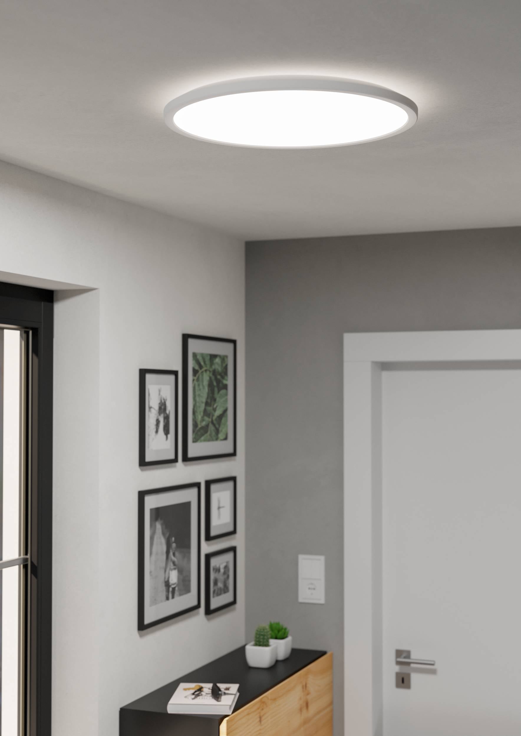 EGLO Deckenleuchte »Rovito Deckenlampe, Deckenbeleuchtung, Badlampe, Kunststoff, IP44« LED-Modul 1 Stk. Kaltweiß | Neutralweiß | Warmweiß
