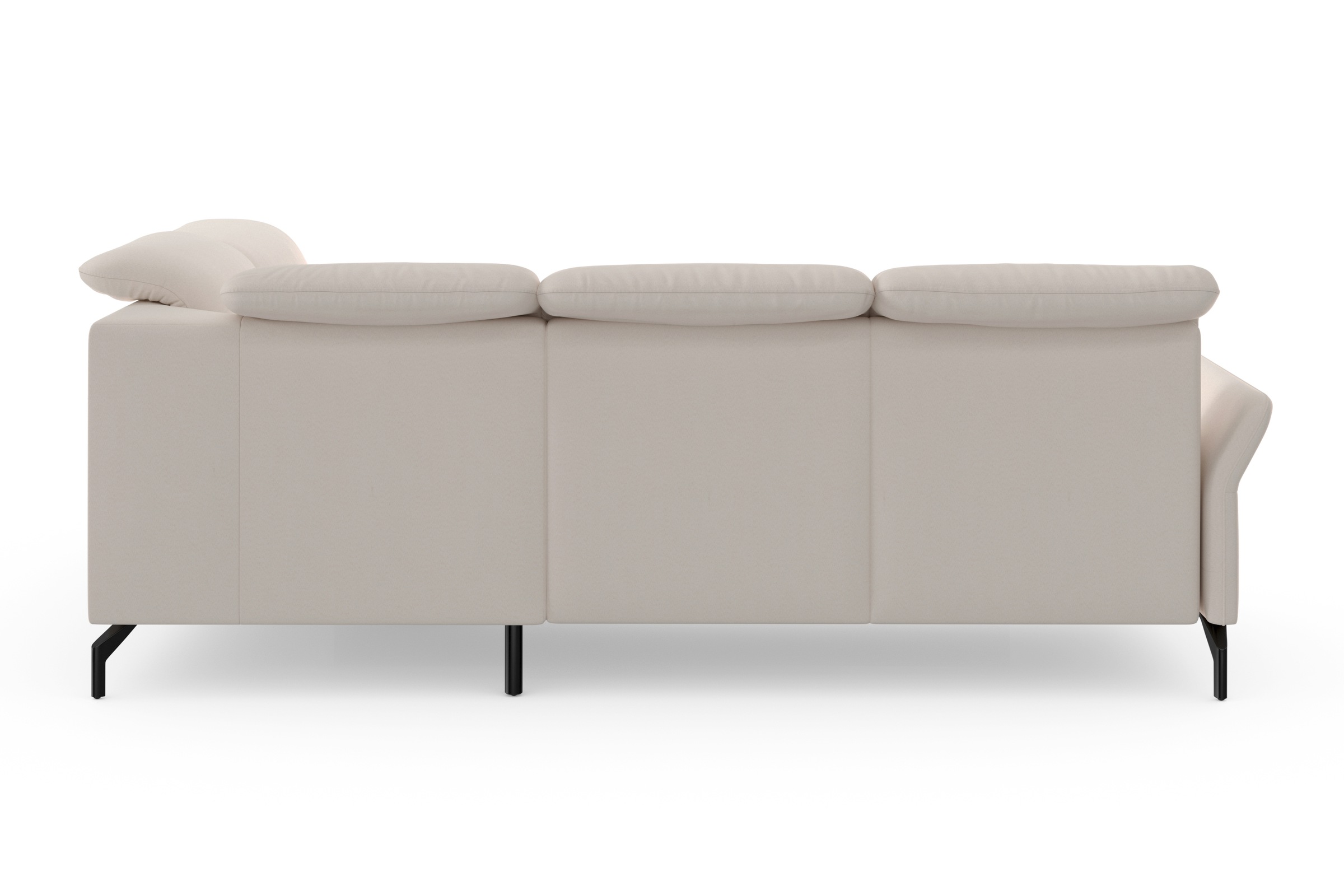 sit&more Ecksofa »Fashion L-Form«, wahlweise mit Kopfteilverstellung und Vorziehsitz, motorisch