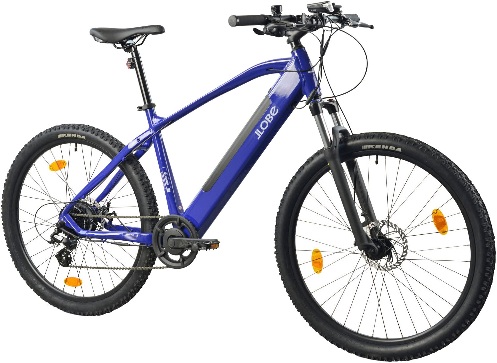 LLobe »Mountain E-Bike 27,5" Summit« 8 Gang Shimano Deore Schaltwerk Kettenschaltung Heckmotor 250 W