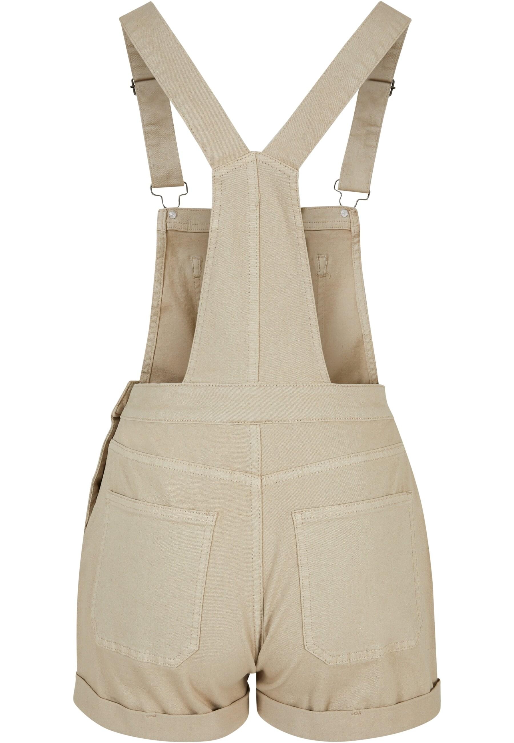 URBAN CLASSICS Jumpsuit »Urban Classics Damen Ladies Organic Short Dungaree« 1 Stk.
