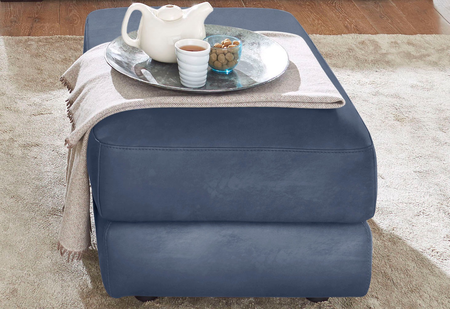 CALIA ITALIA Hocker »Gaia, in edlem Design und mit erstklassigem Sitzkomfor günstig online kaufen