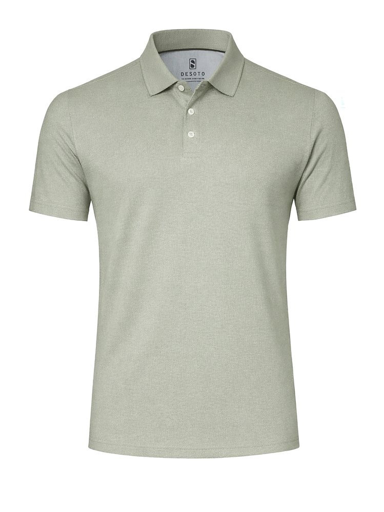 DESOTO Poloshirt »Casual Polo Kent 1/2« Jersey, slim fit