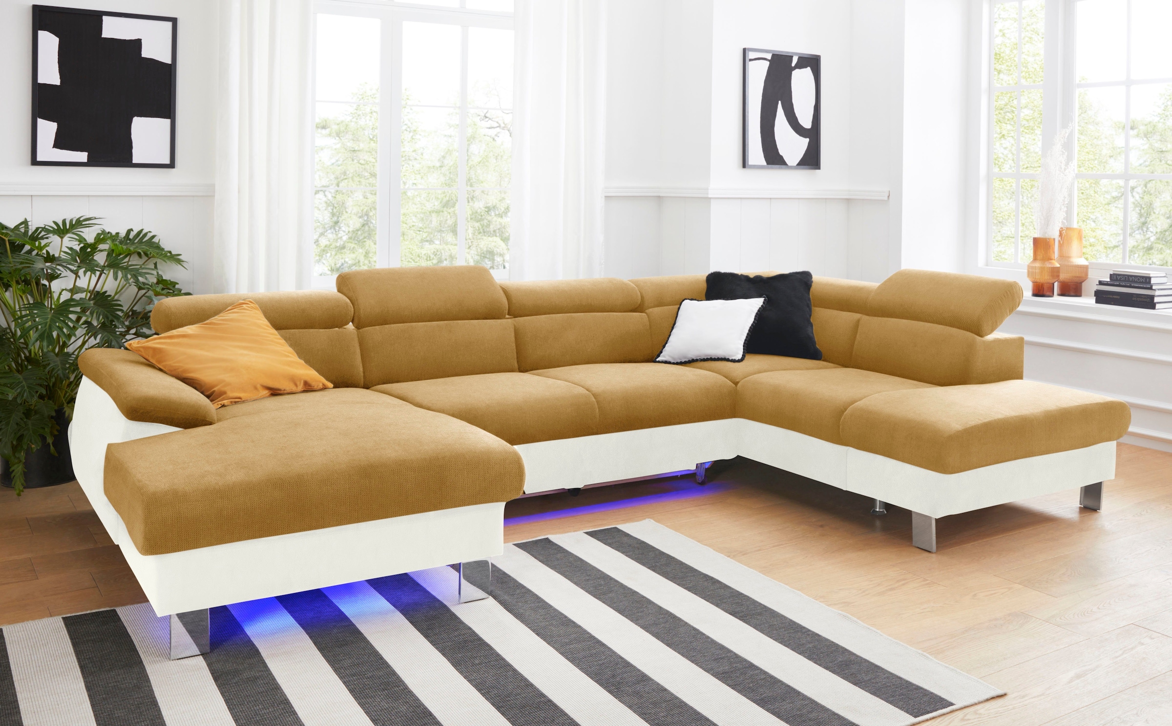 COTTA Polstergarnitur »Komaris U-Form«, (Set), Set bestehend aus: Wohnlands günstig online kaufen
