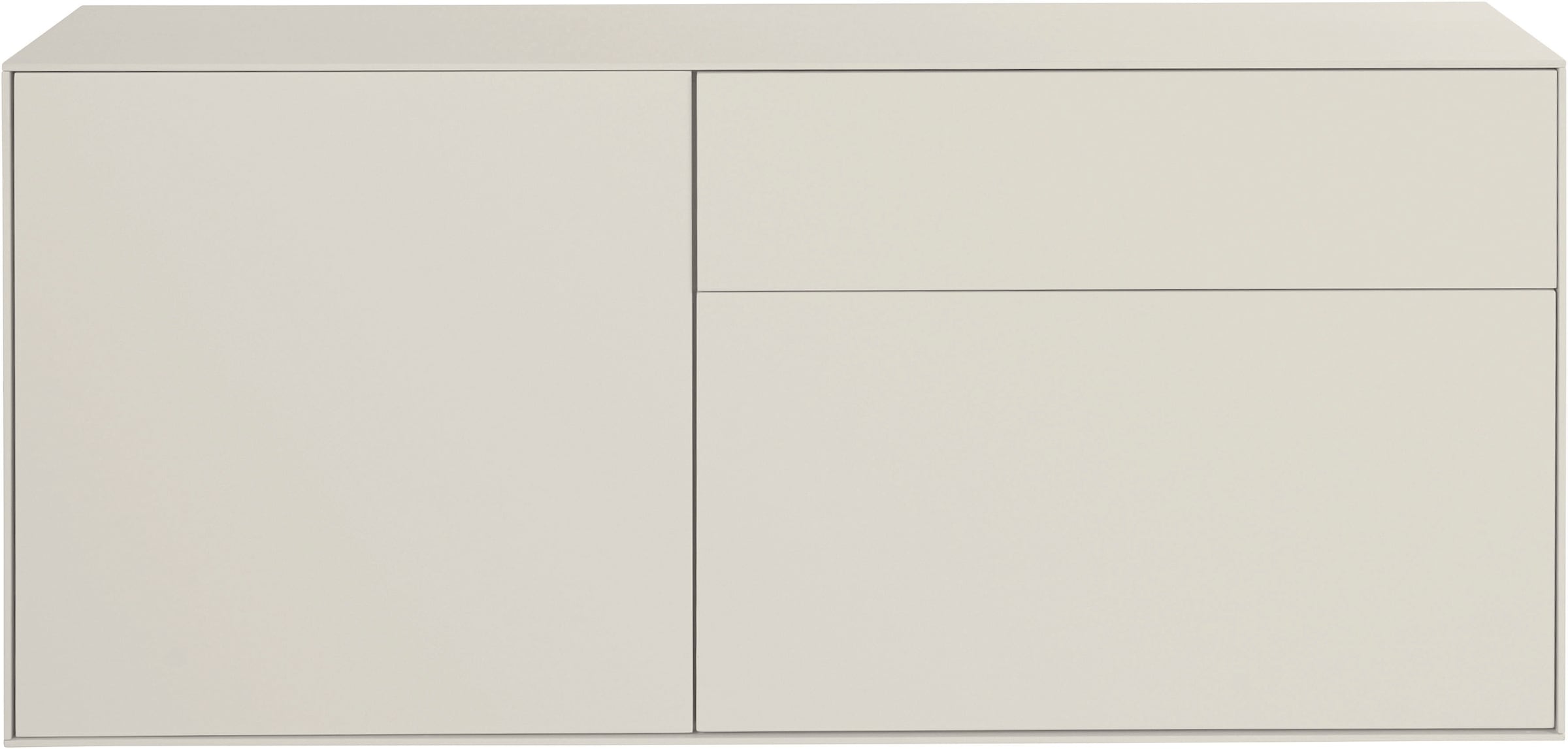 LeGer Home by Lena Gercke Lowboard »Essentials«, Breite: 127 cm, MDF lackiert, Push-to-open-Funktion