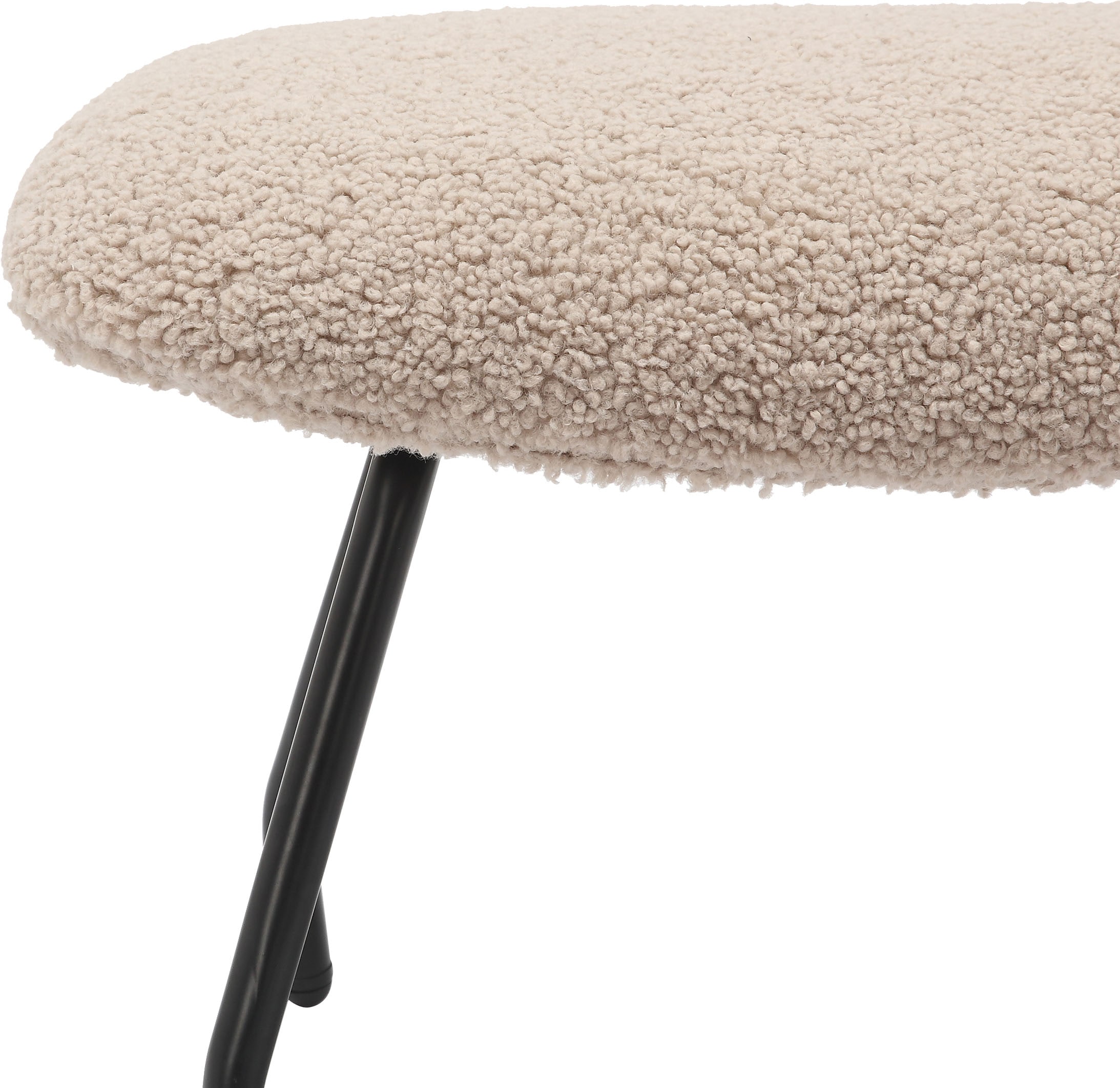 SalesFever Sessel, (Set, 2 St.), mit Bezug in Teddyfelloptik
