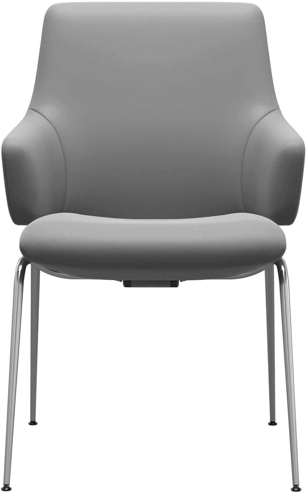 Stressless® Polsterstuhl »Laurel«, Leder BATICK, Low Back mit Armlehne, Größe L, mit Beinen aus Stahl in Chrom glänzend