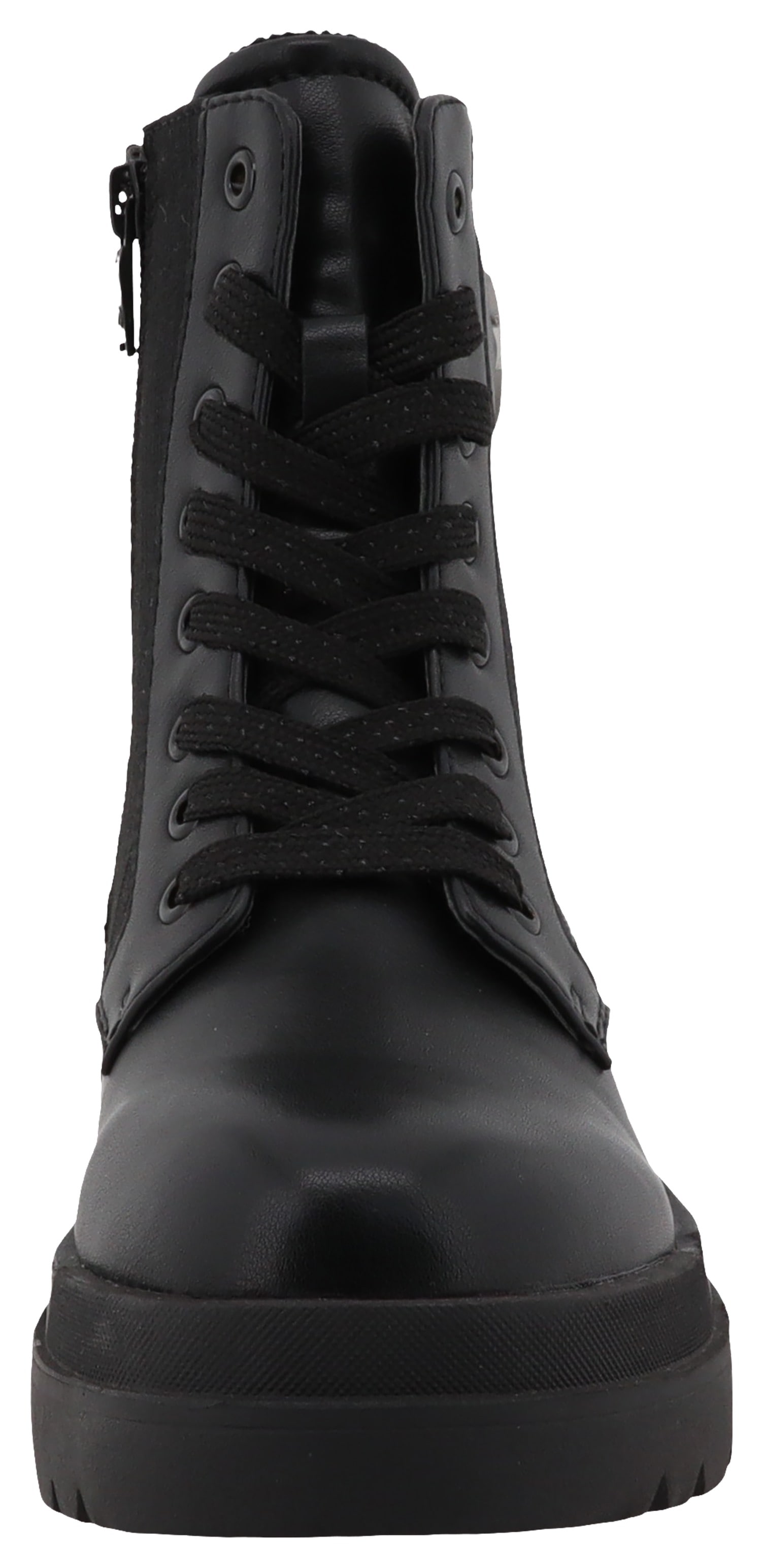 TOM TAILOR Schnürboots, Blockabsatz, Schnürstiefelette in bequemer Weite G (= weit)