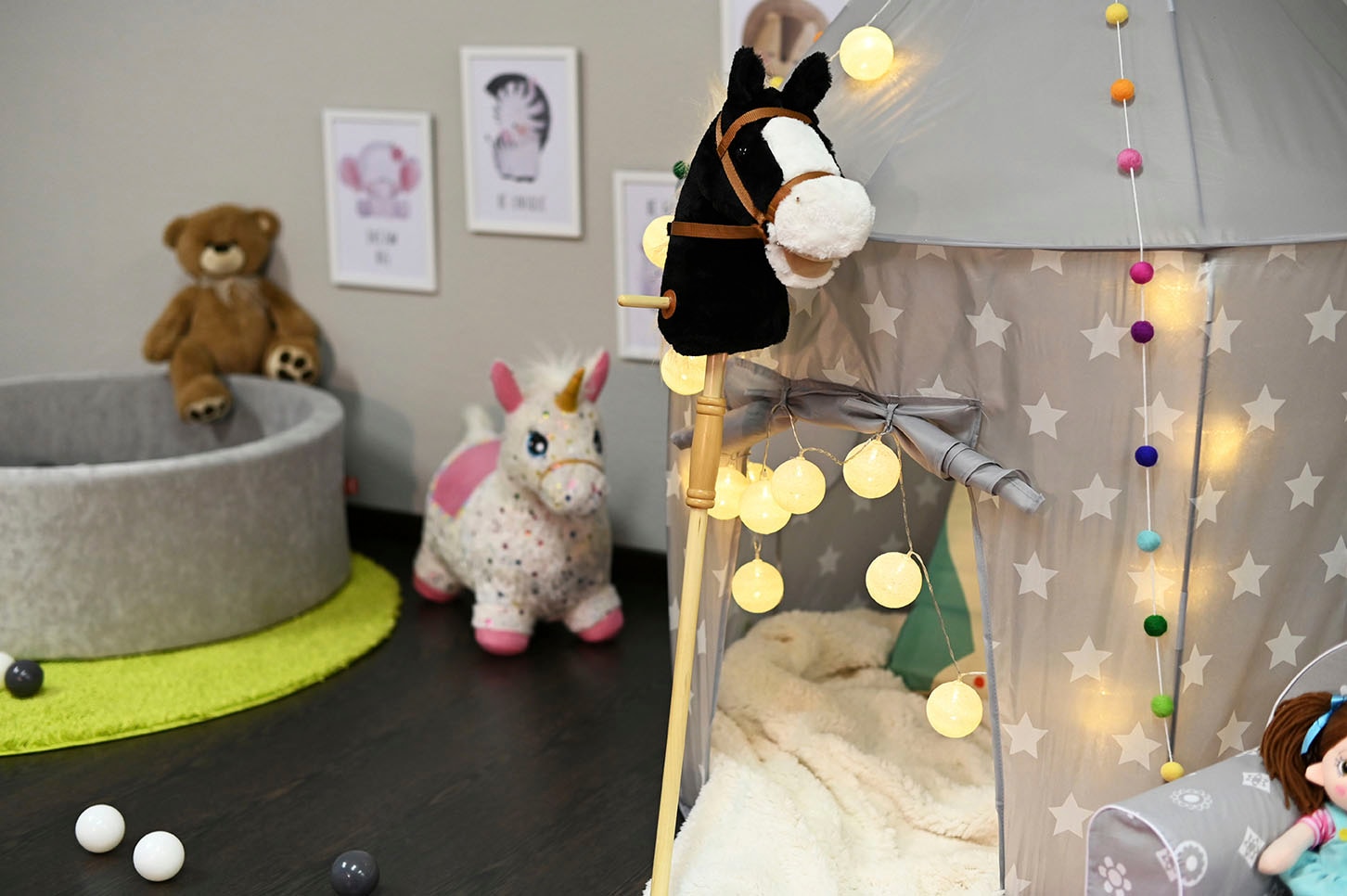 Knorrtoys® Steckenpferd »Blacky«